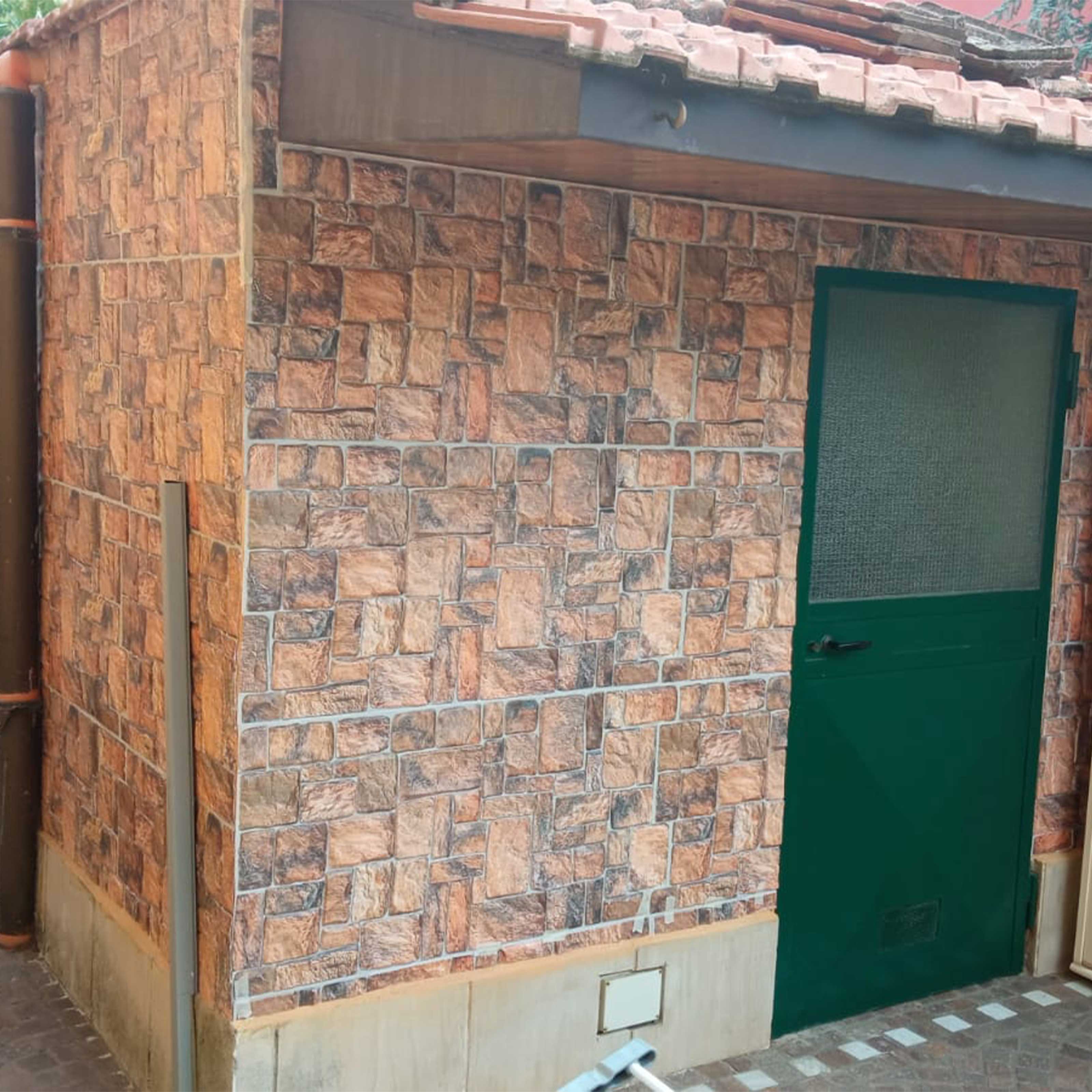 Casetta in giardino con i nostri pannelli in PVC