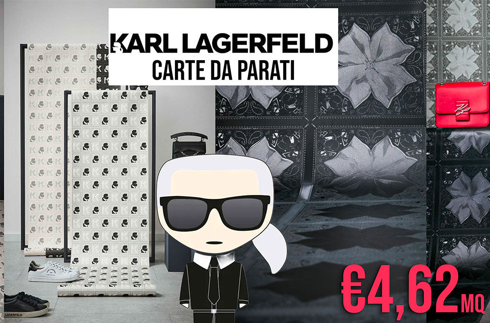Carta da parati KARL LAGERFELD: pareti di lusso a un prezzo imbattibile