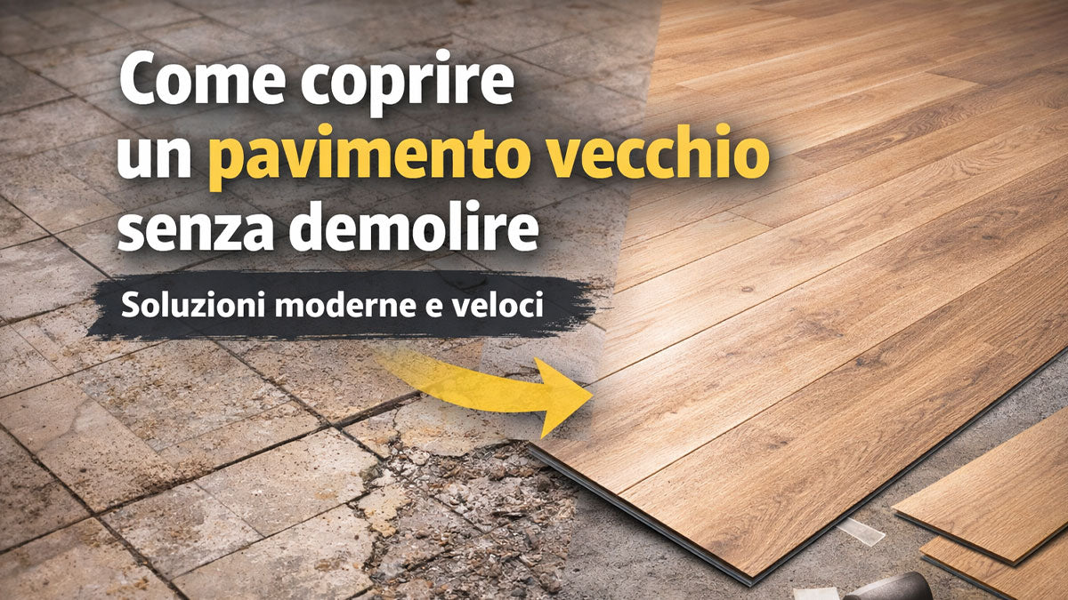 come coprire un pavimento vecchio
