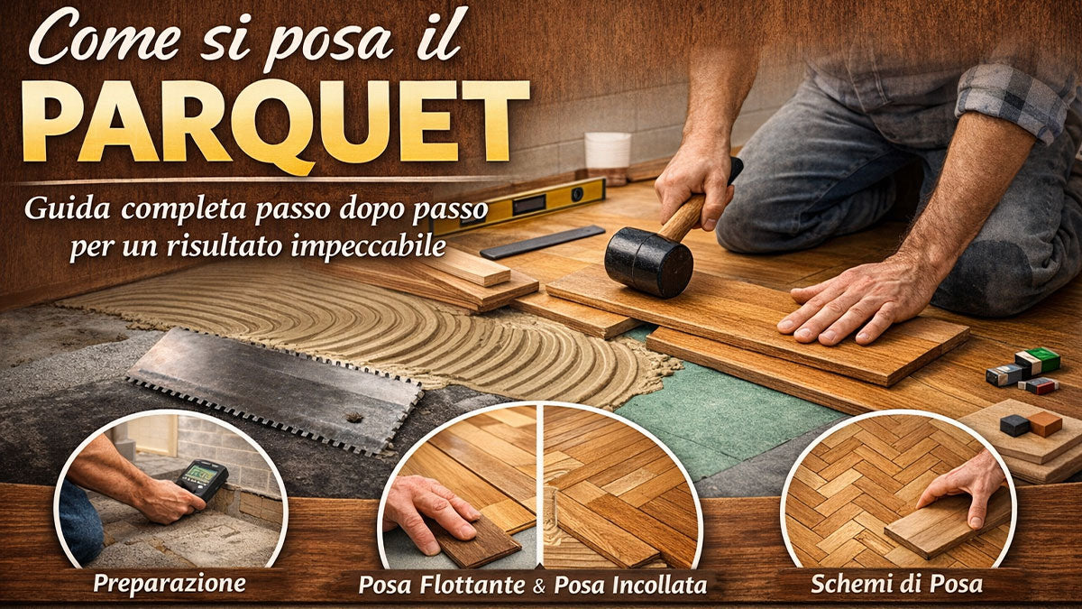 Vuoi un Parquet Perfetto? Scopri Come si Posa il Parquet nel Modo Giusto