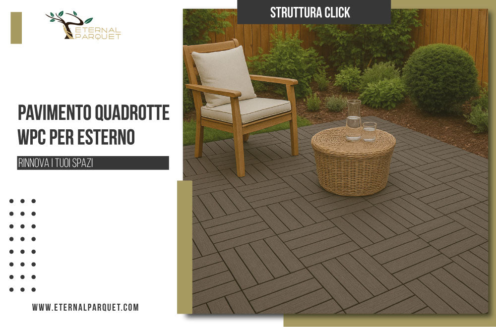 Decking WPC: l’evoluzione del pavimento da esterno in quadrotte