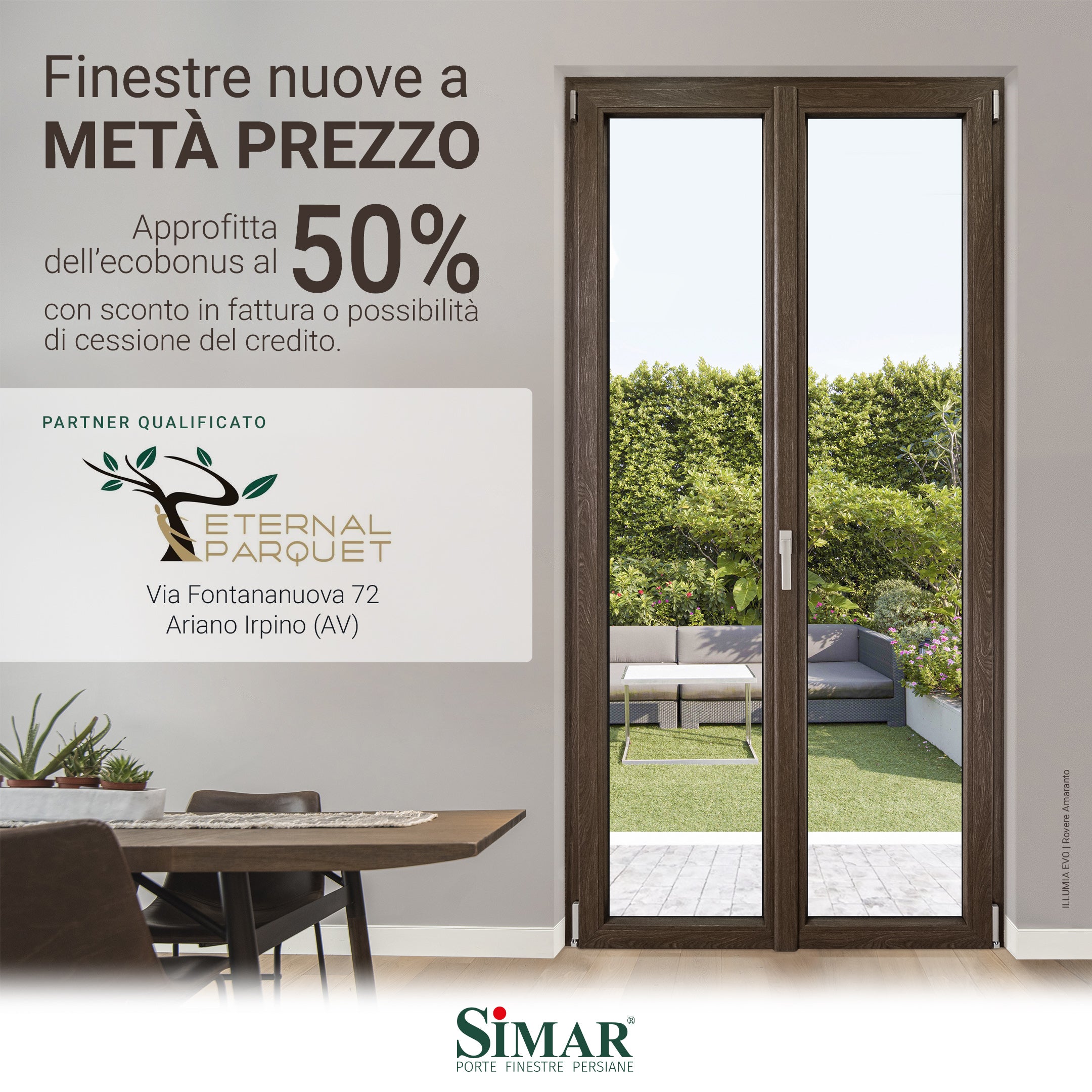 Sconto in fattura sugli infissi? Con Simar si può!