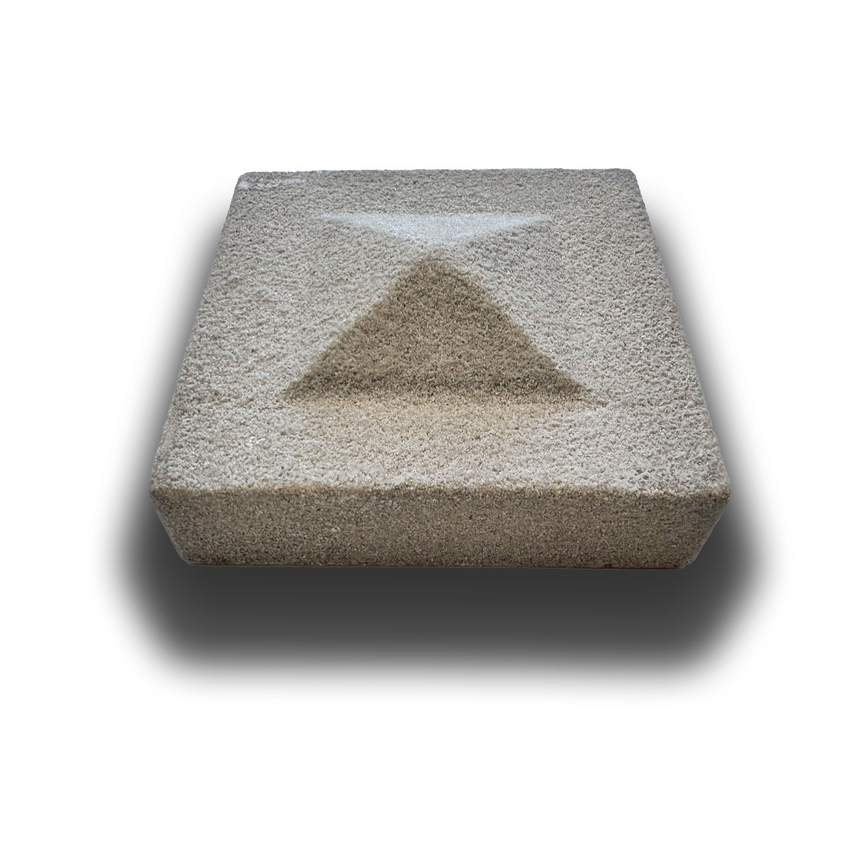 12,99pz *** STOCK *** Fregio capitello cimasa per esterno in xps resinati 20x20x3,5cm PD054-20 - Eternal Parquet