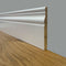 BATTISCOPA SLIM laccato bianco in legno MASSELLO DUCALE 100X10 (prezzo al ML) - Eternal Parquet