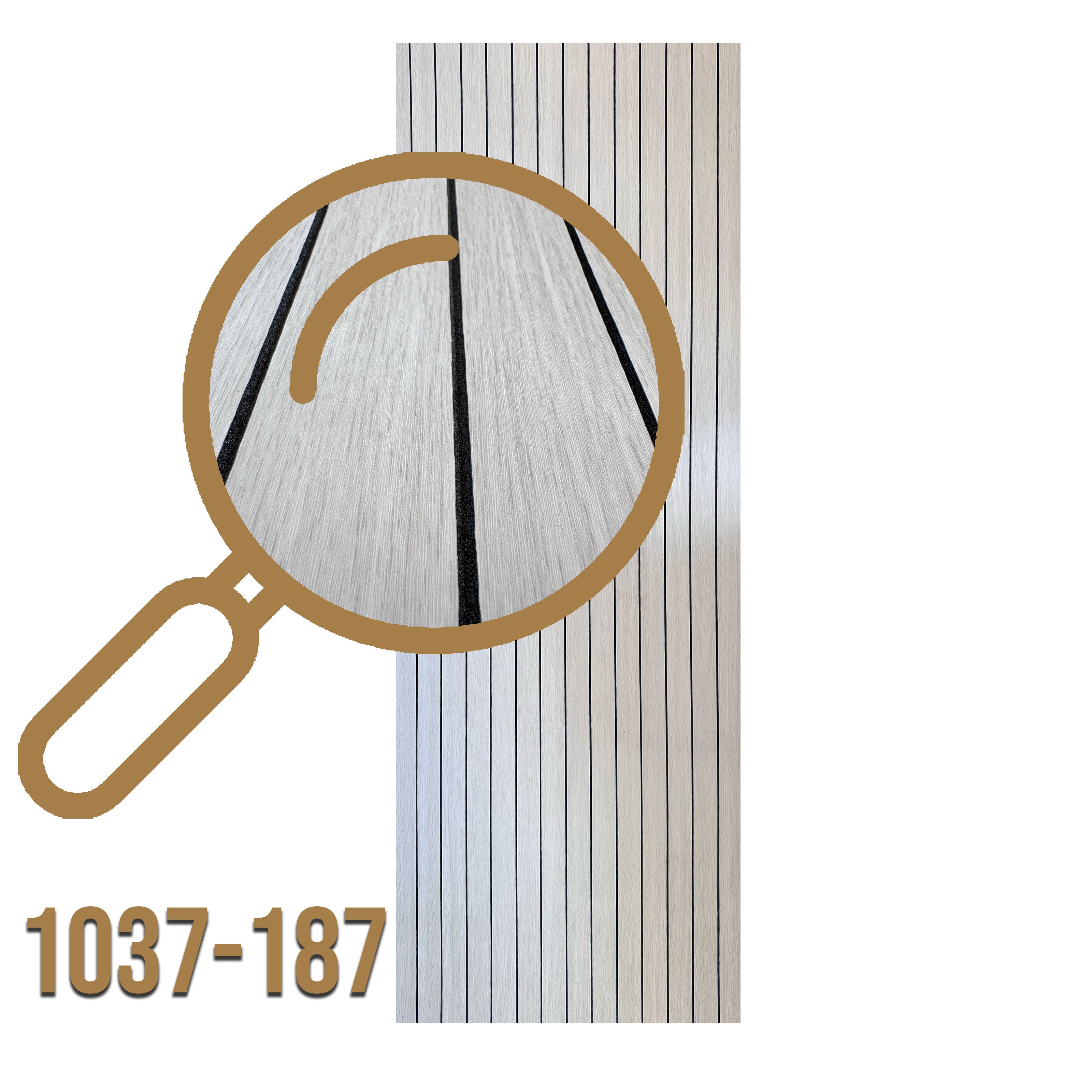 Rotolo Pannello ACUSTICO (1,8mq) a Lamelli AUTOADESIVO in PET rivestito in PVC - mis. 2,8x600x3000mm Vari Decori - Eternal Parquet