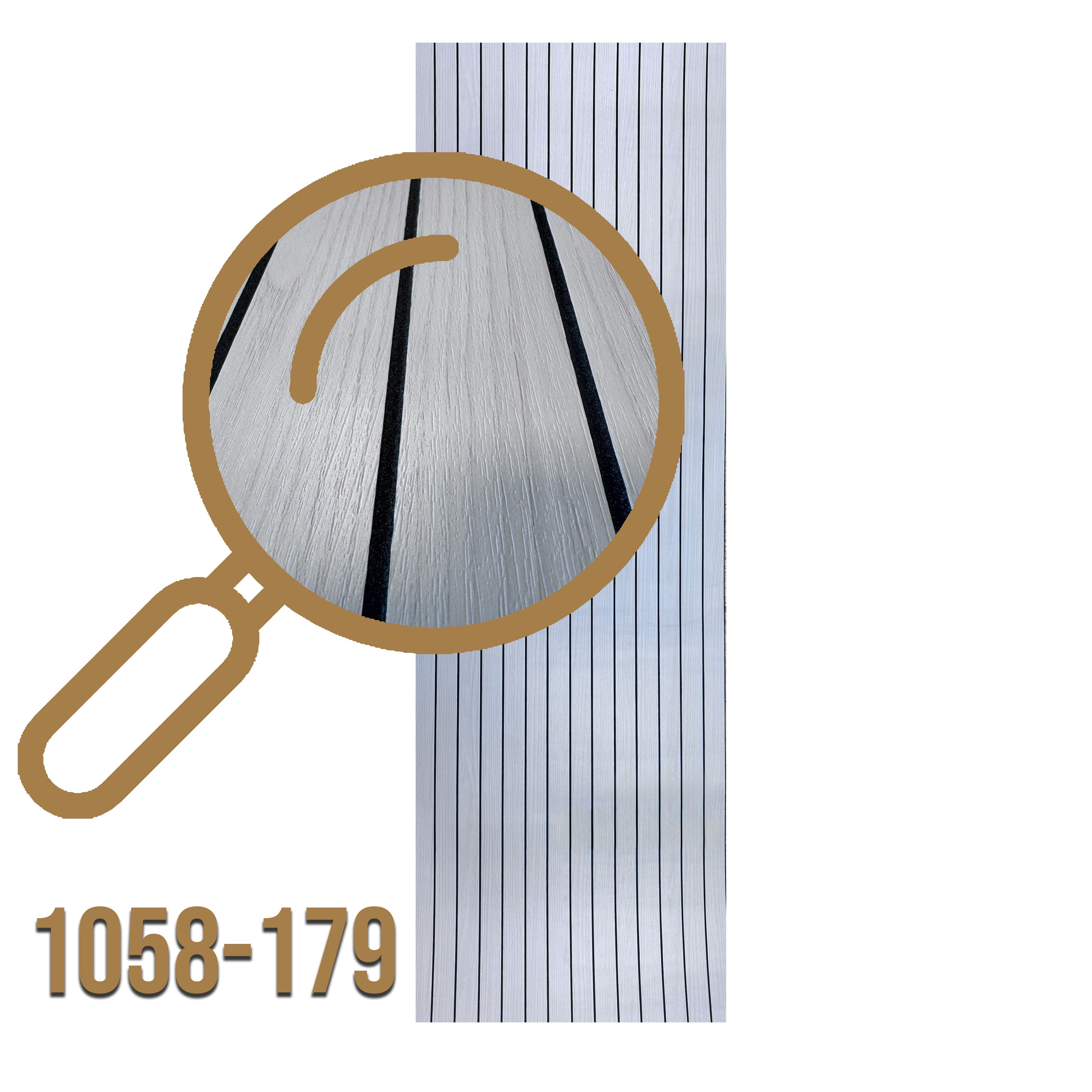 Rotolo Pannello ACUSTICO (1,8mq) a Lamelli AUTOADESIVO in PET rivestito in PVC - mis. 2,8x600x3000mm Vari Decori - Eternal Parquet