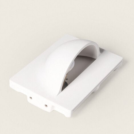 *STOCK* Portafaretto In Gesso Ceramico ad incasso TASCA 280x220mm 40W E14 IP20 - Eternal Parquet