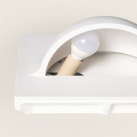 *STOCK* Portafaretto In Gesso Ceramico ad incasso TASCA 280x220mm 40W E14 IP20 - Eternal Parquet