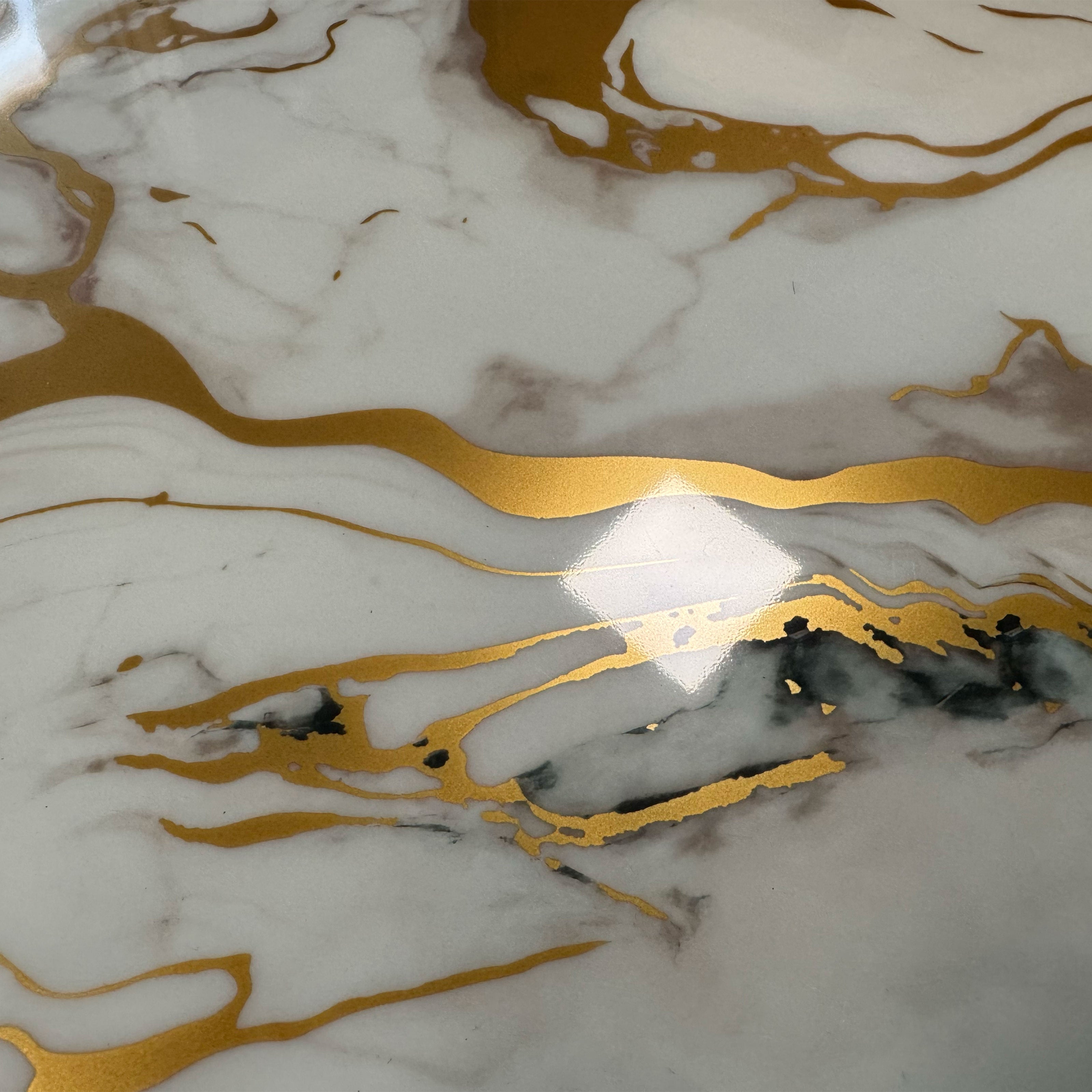 Rotolo da 3,6mq Rivestimento AUTOADESIVO in SXP thermo/acustico MARMO LUCIDO HI-RES 1200x3000x2,5mm HYDRO. Col. PLD-2028 - Eternal Parquet