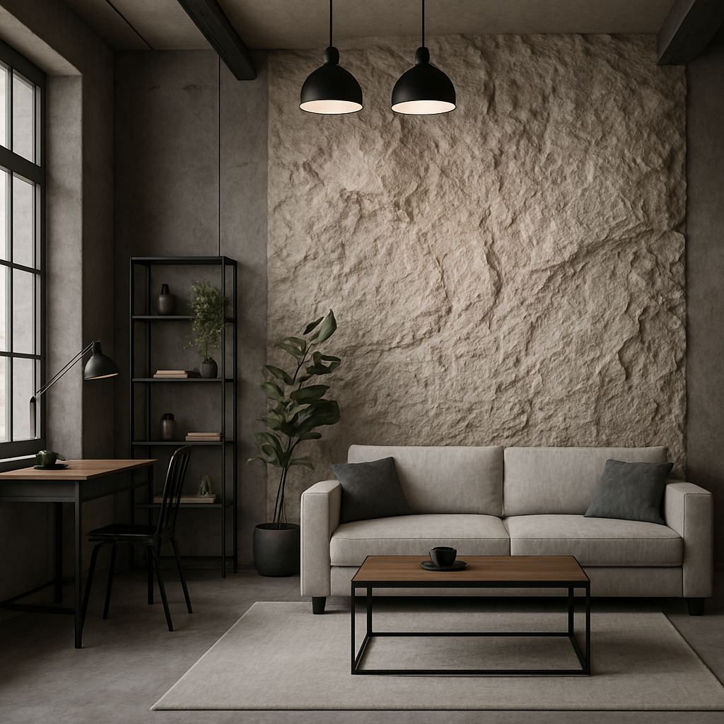 pannello di Rivestimento interno-esterno in PU effetto pietra EXTREME-REAL ed isolante 60x120cm - Eternal Parquet