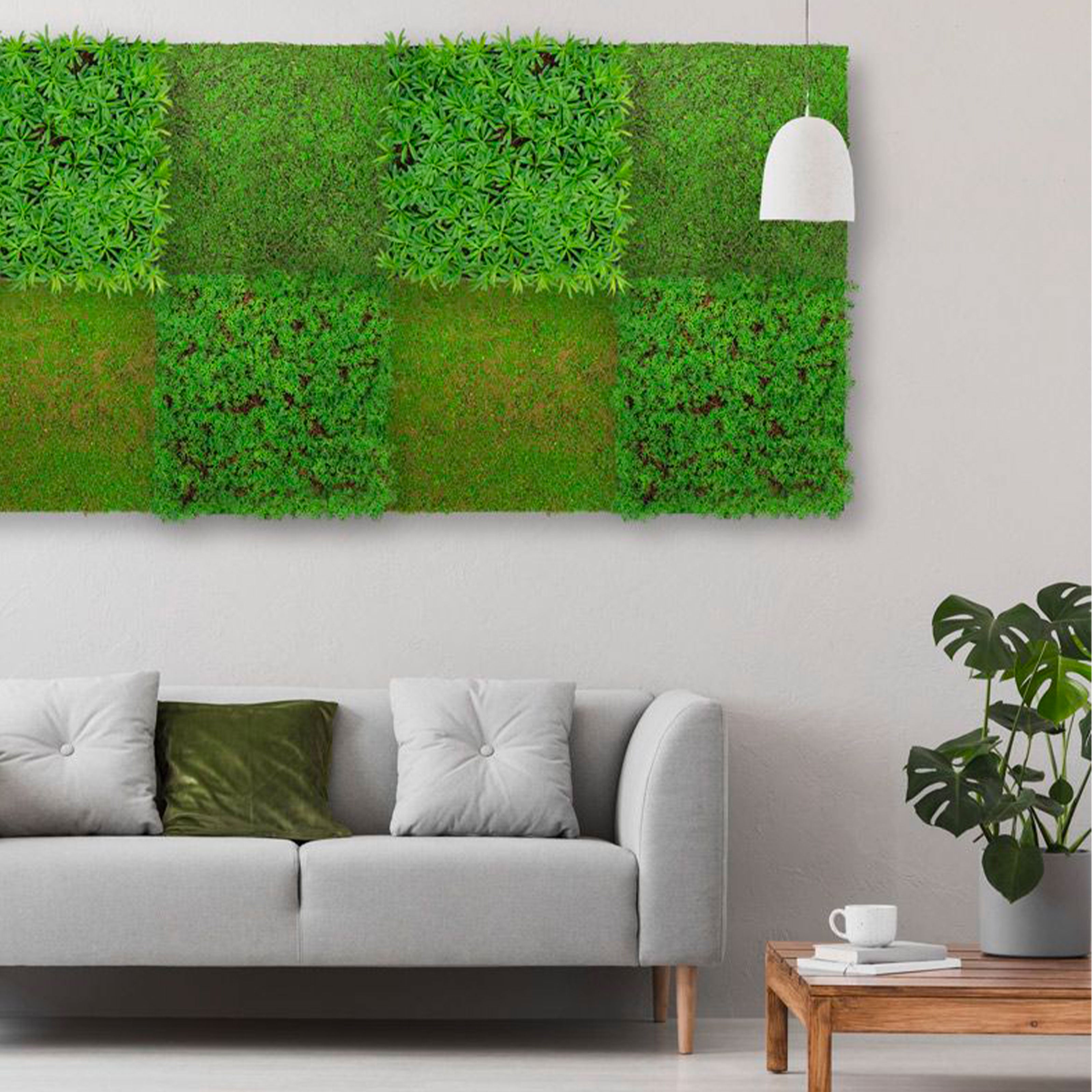 JANGAL Pannelli acustici Modulabili in FLORA sintetica ULTRAREALISTICA 52x52cm mod. ANCIENT TREE - Eternal Parquet