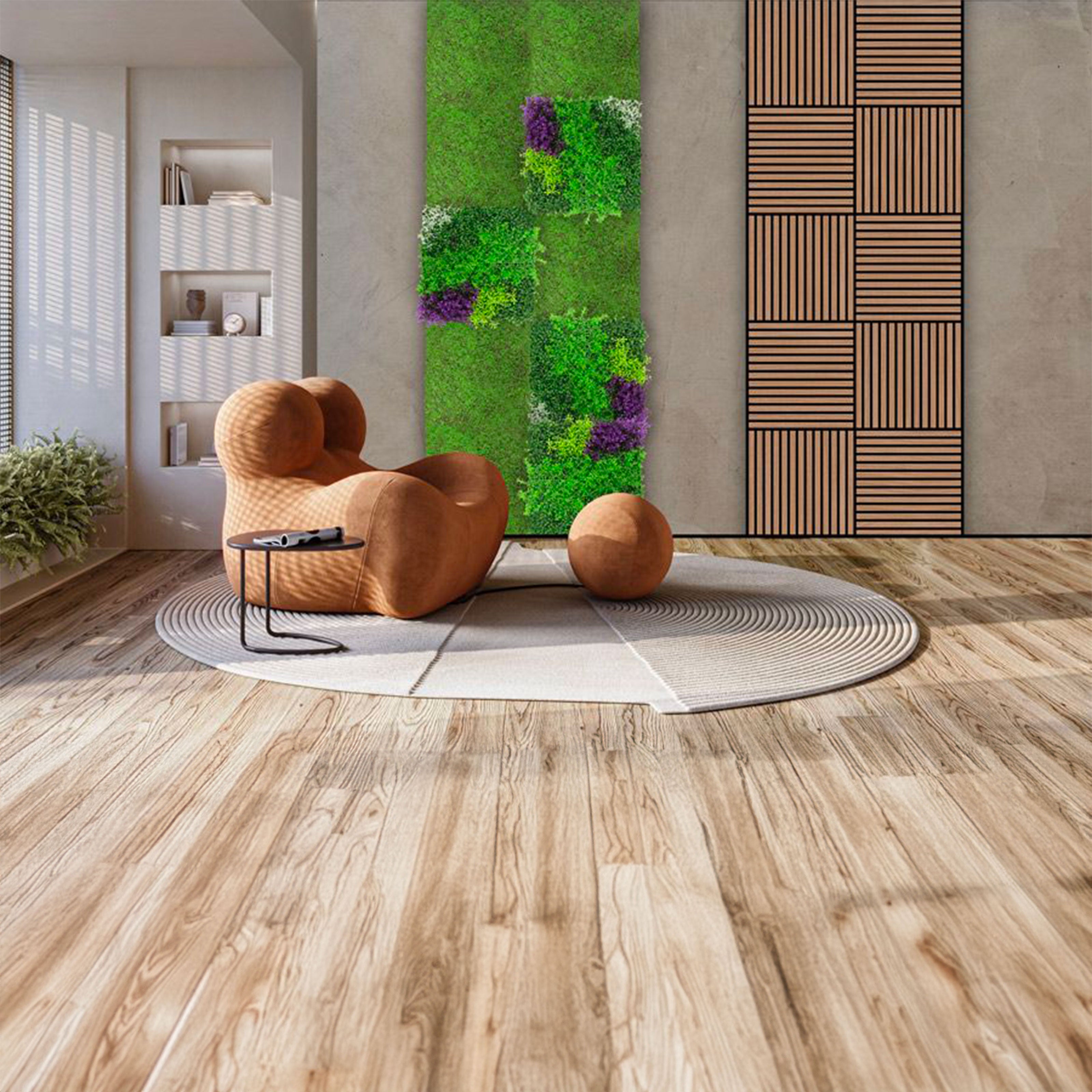 JANGAL Pannelli acustici Modulabili in FLORA sintetica ULTRAREALISTICA 52x52cm mod. ANCIENT TREE - Eternal Parquet