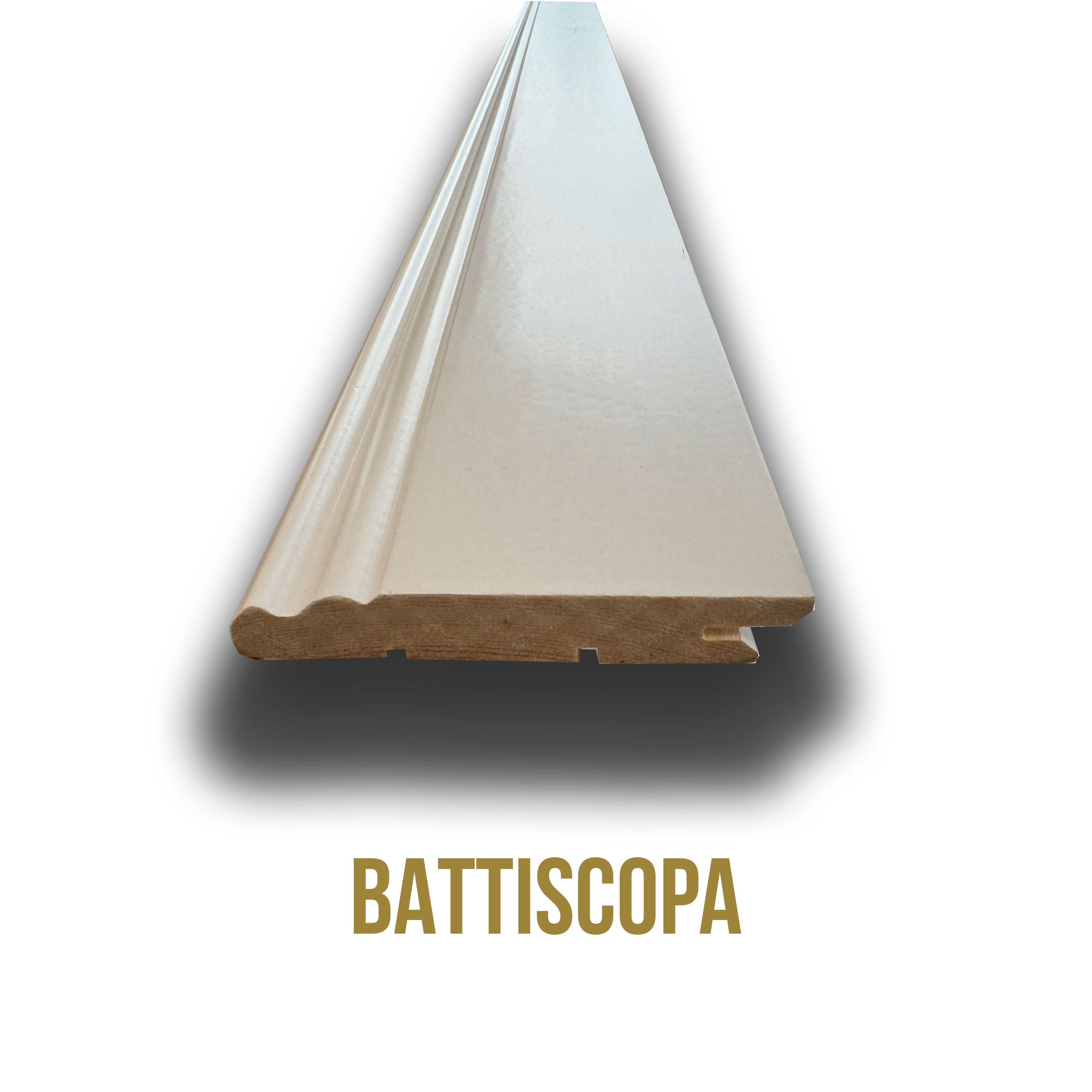Kit 2ml di Boiserie in legno MASSICCIO (200x100cm) laccato bianco inclusi PANNELLI 60x60cm