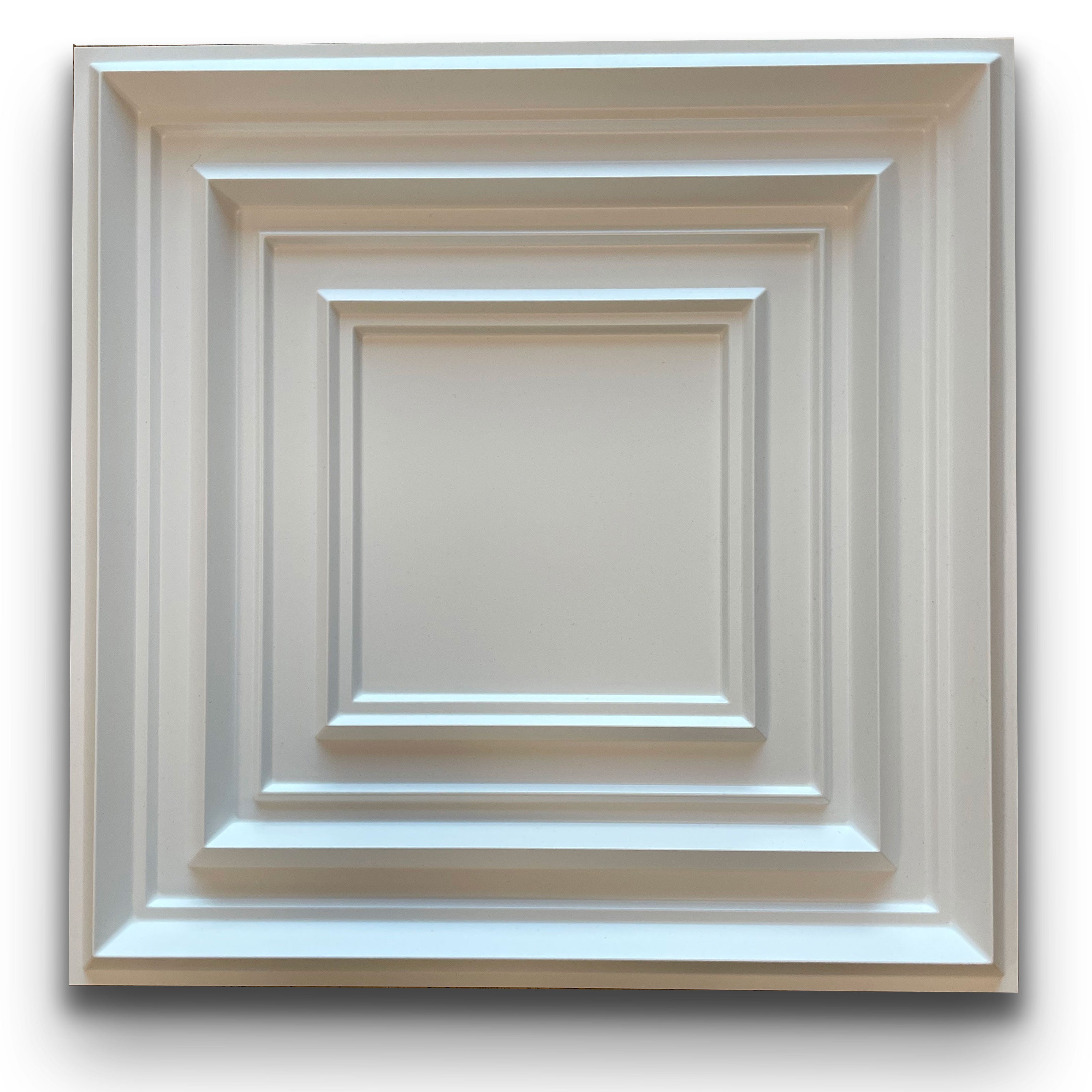 €4,99 Bugna per Boiserie a parete, rivestimento a soffitto e porte in PVC 3D 50X50cm Eternal Parquet