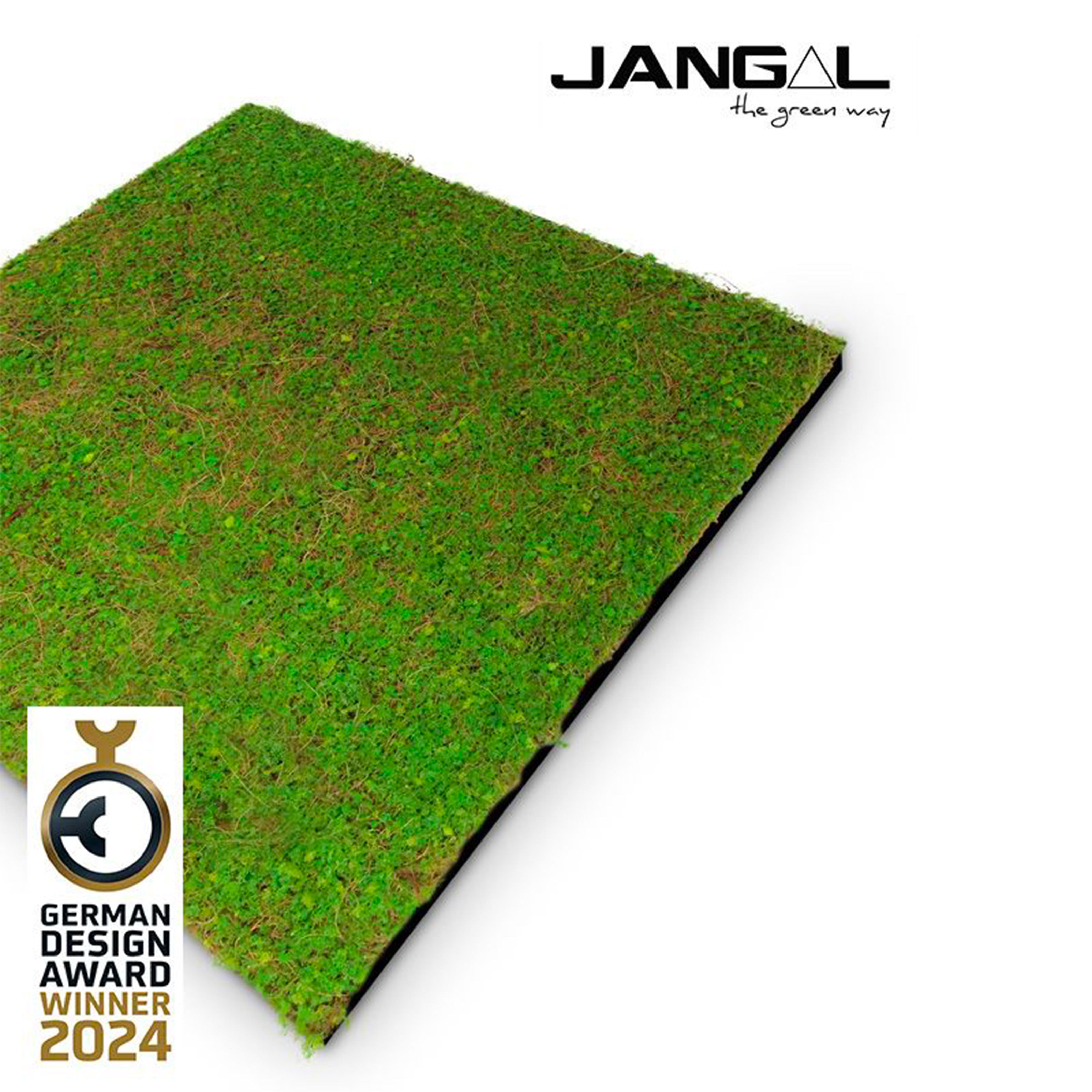 JANGAL Pannelli acustici Modulabili in FLORA sintetica ULTRAREALISTICA 52x52cm mod. LIGHT GREEN COCONUT - Eternal Parquet