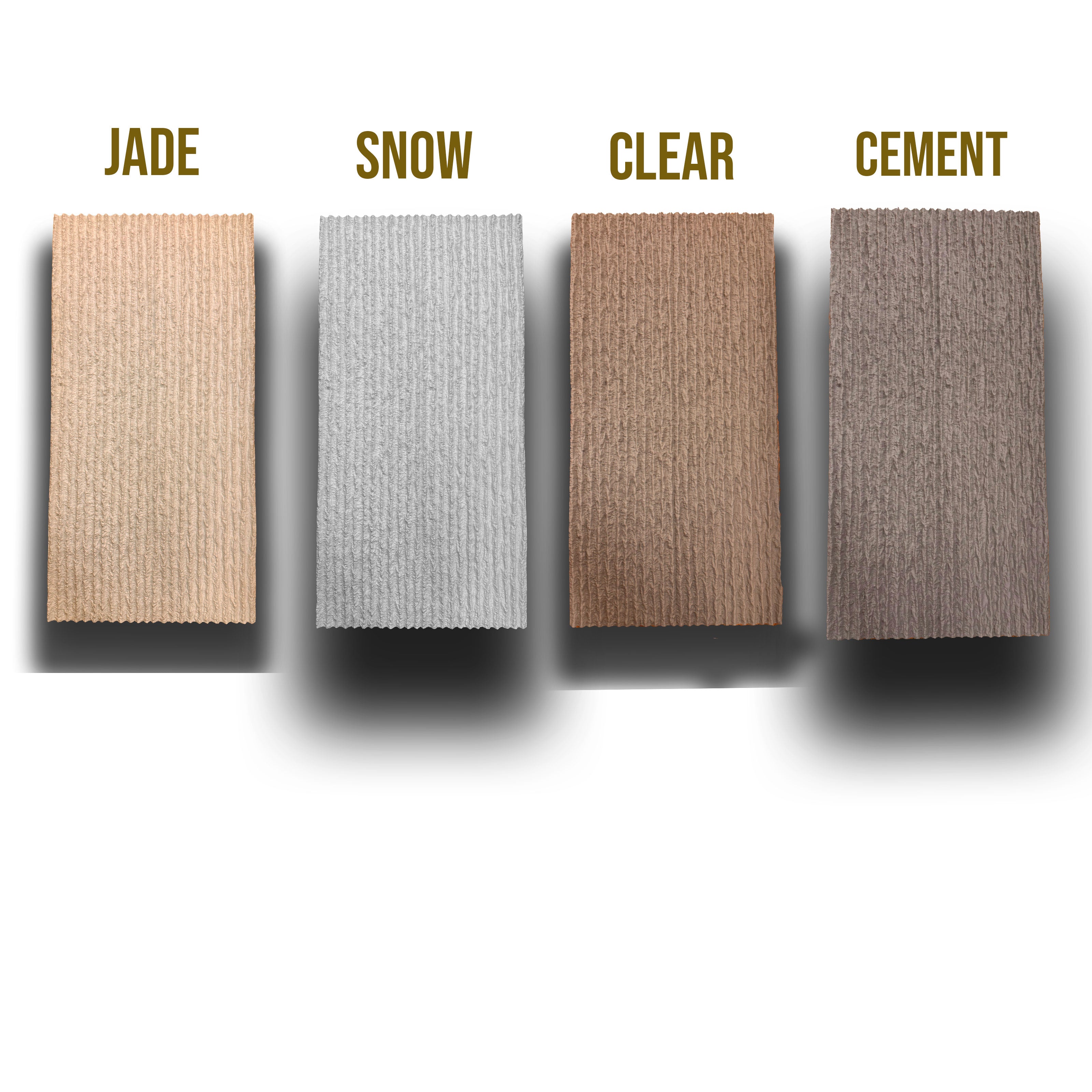 pannello di Rivestimento interno-esterno in PU effetto pietra Rigata ultrarealistico ed isolante 60x120cm in 4 colori - Eternal Parquet