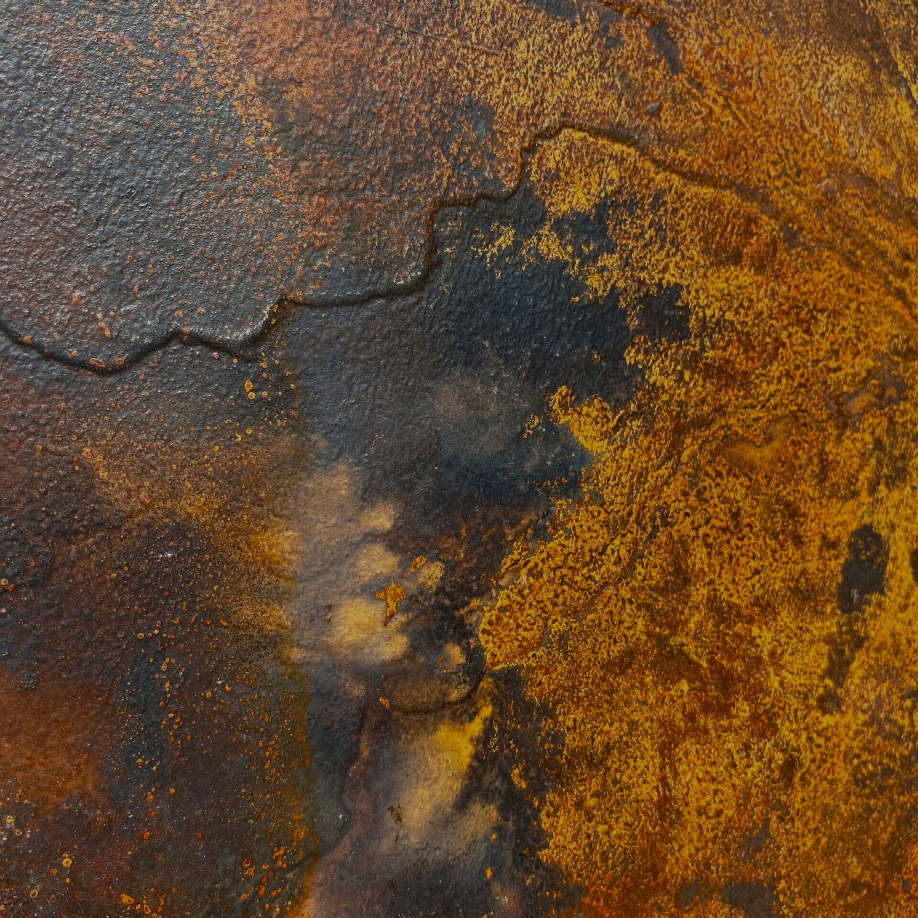 pannello rivoluzionario di Rivestimento interno-esterno in VERA PIETRA CORTEN flessibile 305x122x0,3cm NERO - Eternal Parquet