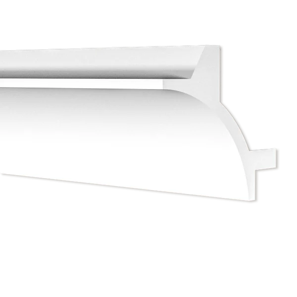 CORNICE A SOFFITTO con predisposizione LED 90x90x2000mm in POLIMERI - Polistrutturato (prezzo al metro) - Eternal Parquet
