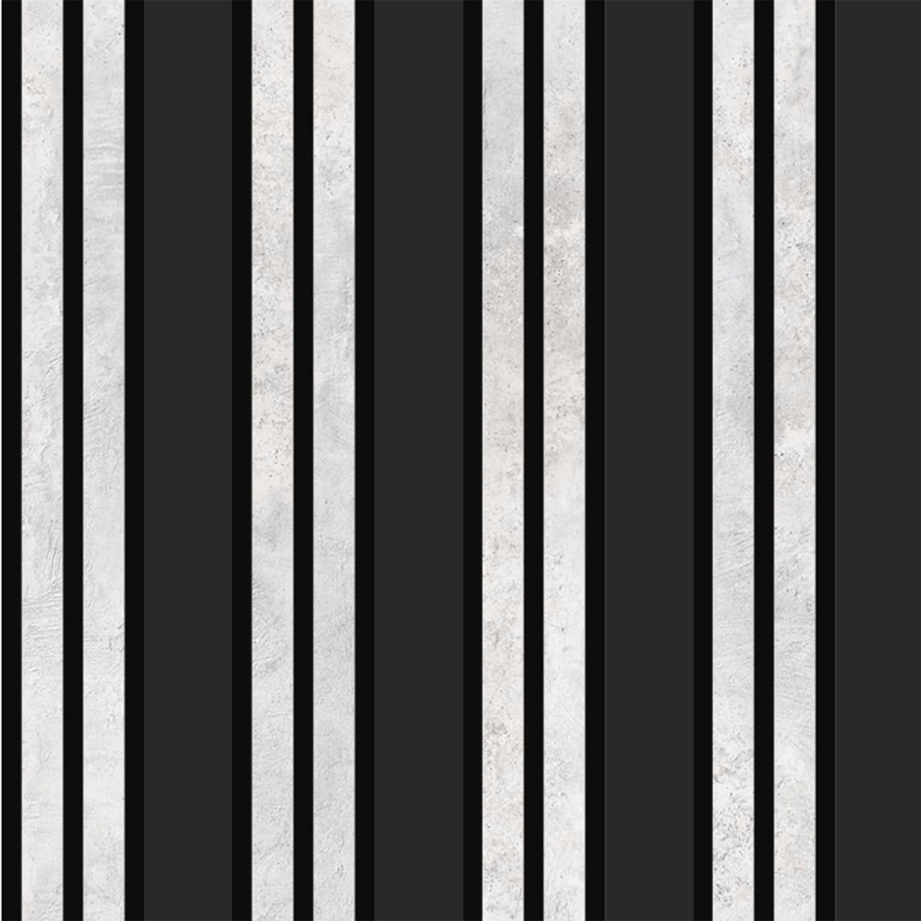 Pannello ACUSTICO arrotolabile (1,66mq) a Lamelli in Fibra di legno mis. 9x600x2780mm BLACK + CHICAGO - Eternal Parquet