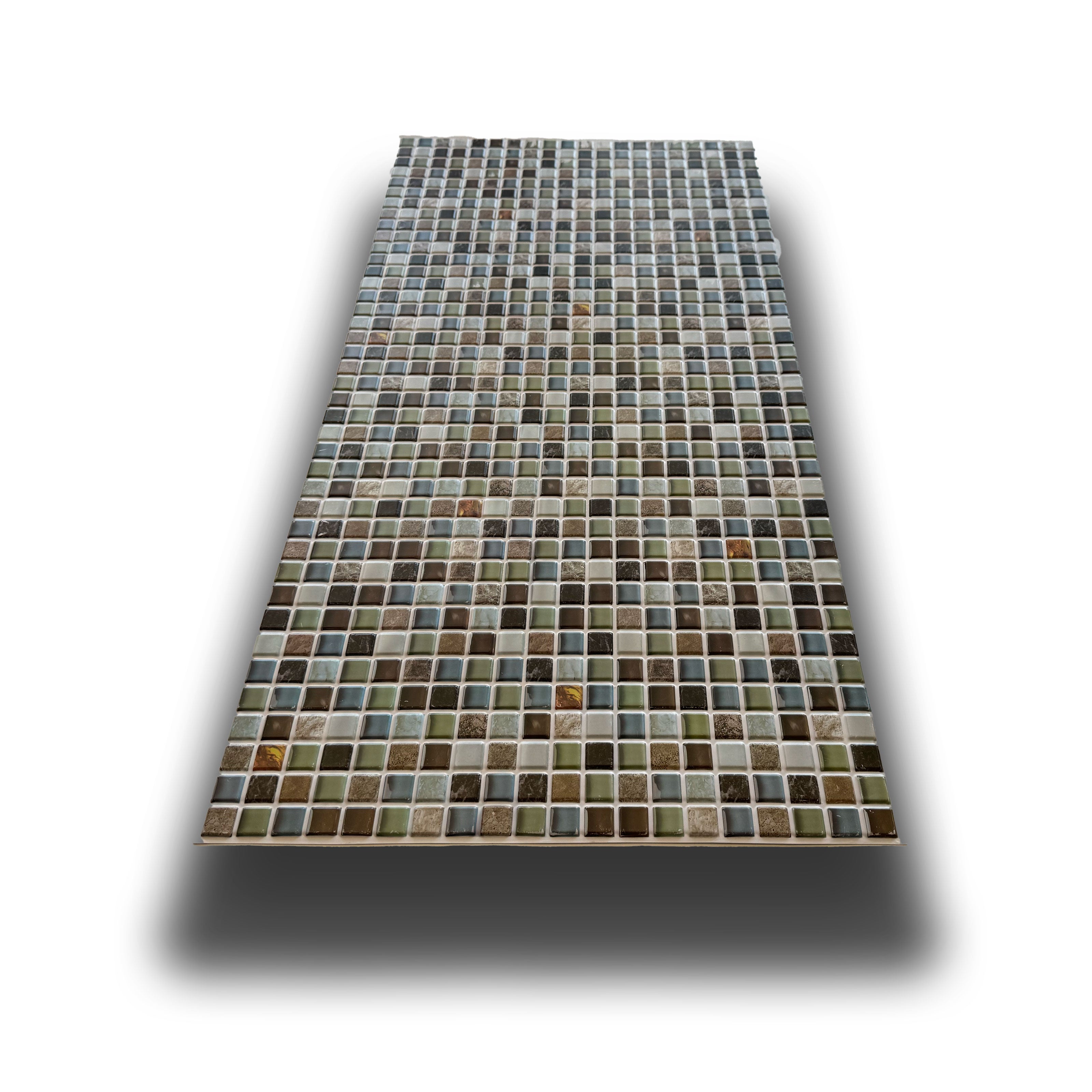 Pannelli 3D Rivestimento a parete in PVC effetto MOSAICO MATERICO 96x48cm Realistici, isolanti, idrorepellenti. - Eternal Parquet