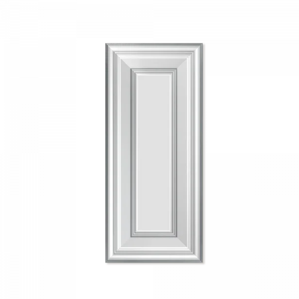 Pannello Bianco completo per boiserie 25x55x1,9cm con cornice in Duropolimero e riempimento in cartongesso - Eternal Parquet