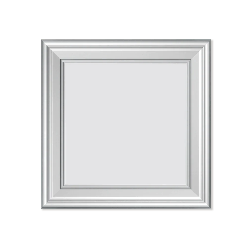 Pannello Bianco completo per boiserie 80x55x1,9cm con cornice in Duropolimero e riempimento in cartongesso - Eternal Parquet