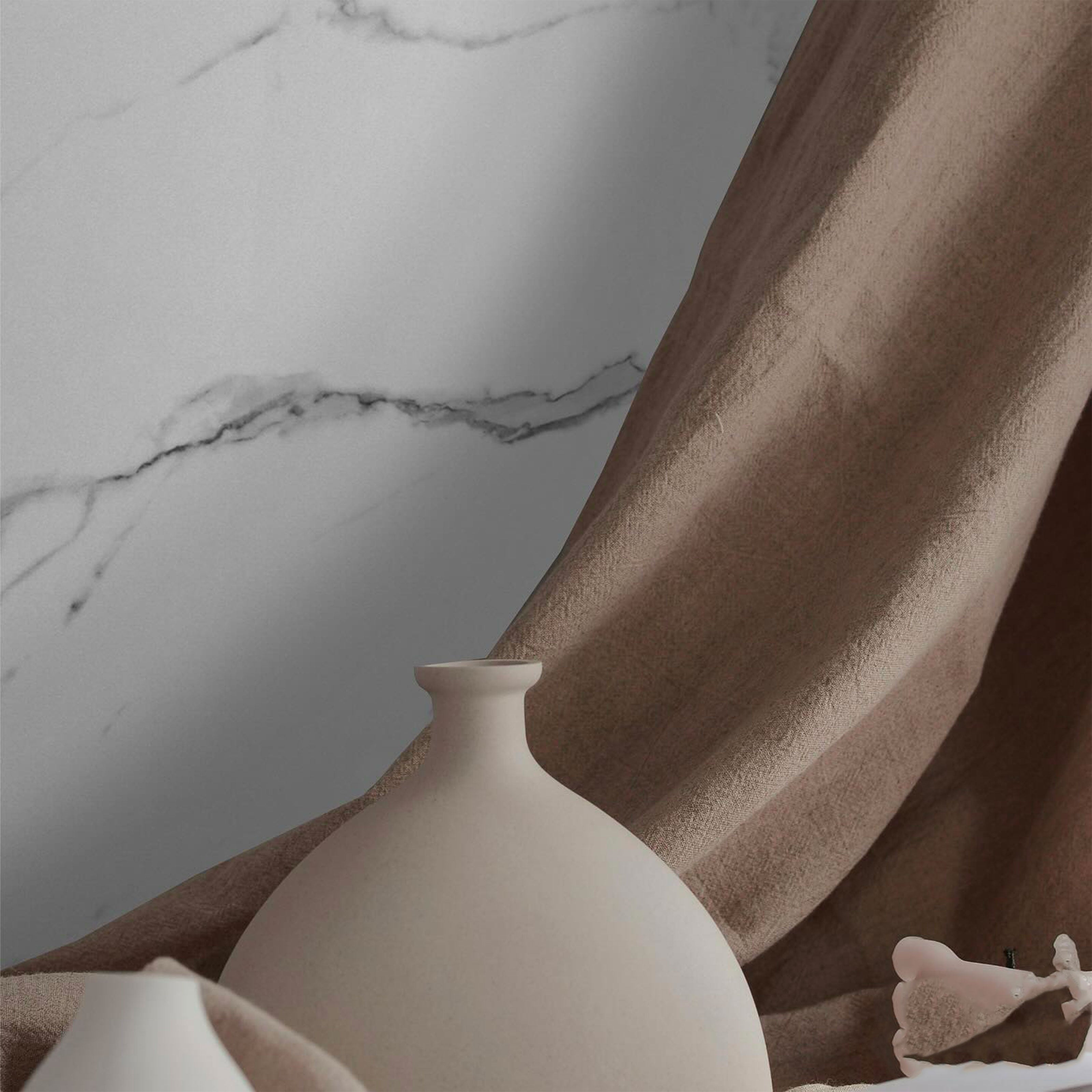 Pacco da n.4pz (2,9mq) Pannelli rivestimento in Polimeri Ultrarealistico effetto Marmo lucido 1220x600x4mm mod.POMPEI - Eternal Parquet