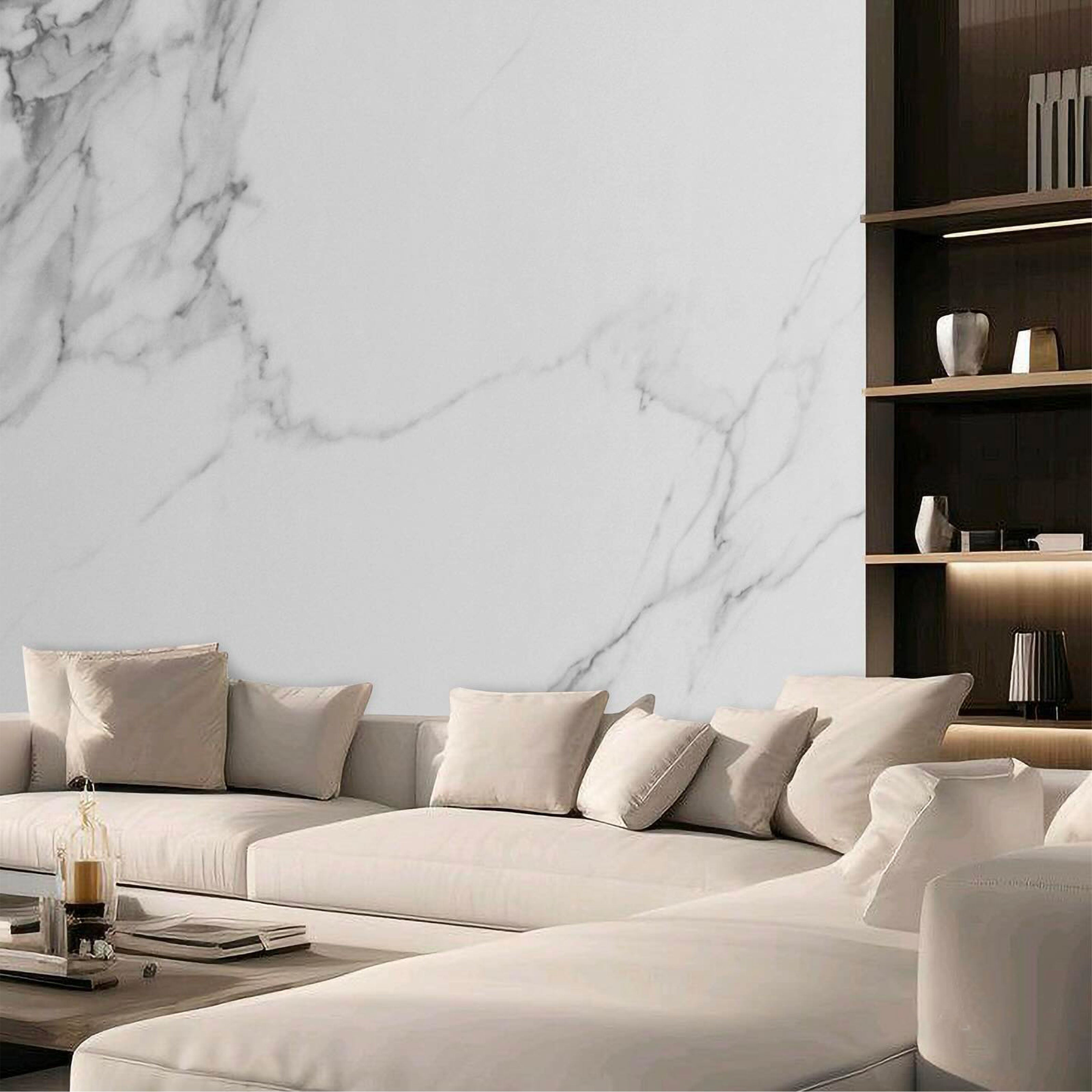 Pacco da n.4pz (2,9mq) Pannelli rivestimento in Polimeri Ultrarealistico effetto Marmo lucido 1220x600x4mm mod.POMPEI - Eternal Parquet