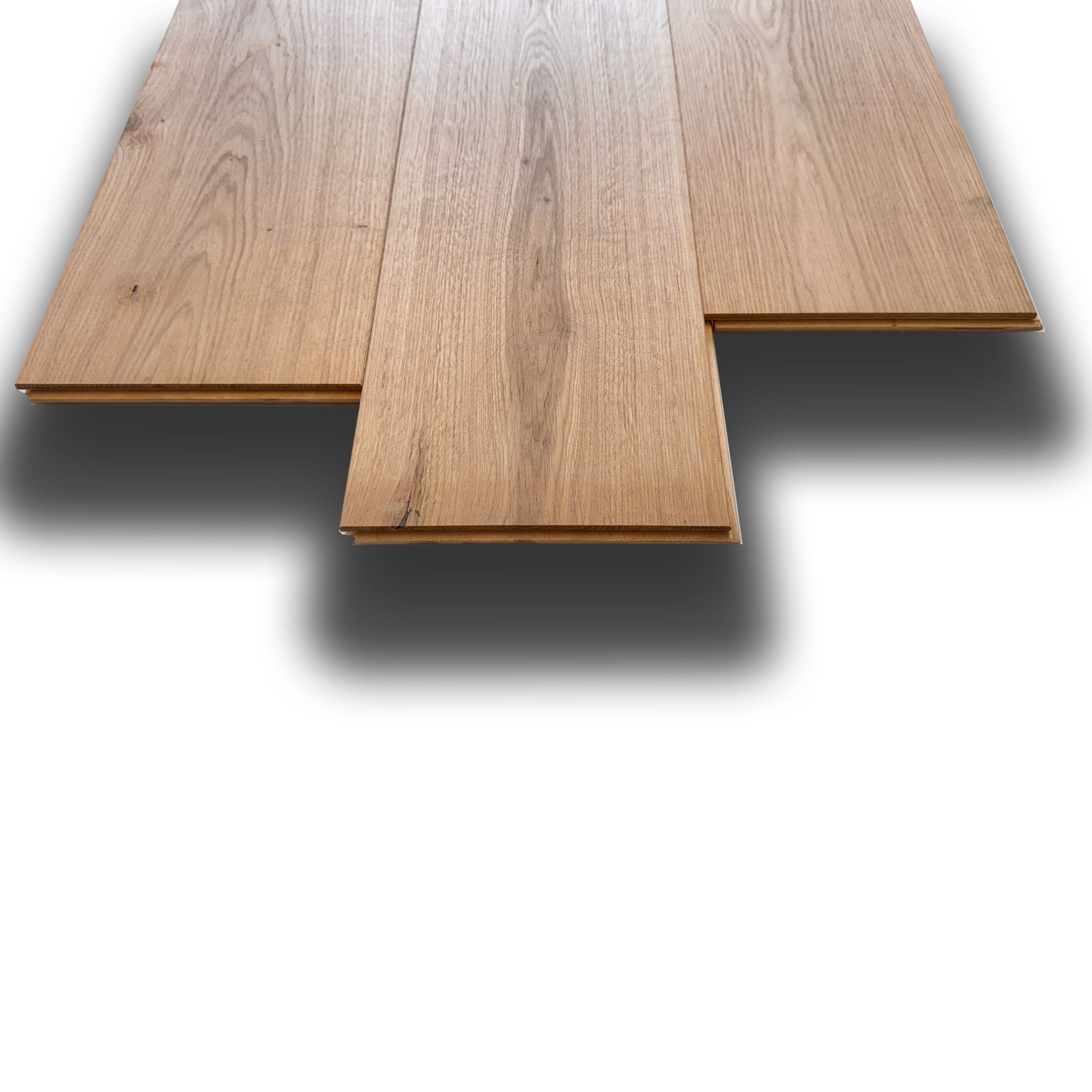 €24,99MQ *MEGA STOCK* Lotto da 24mq di Listone prefinito ROVERE PRELEVIGATO GREZZO bisell. 14,5x180x500/1000mm (3 nobile) Eternal Parquet