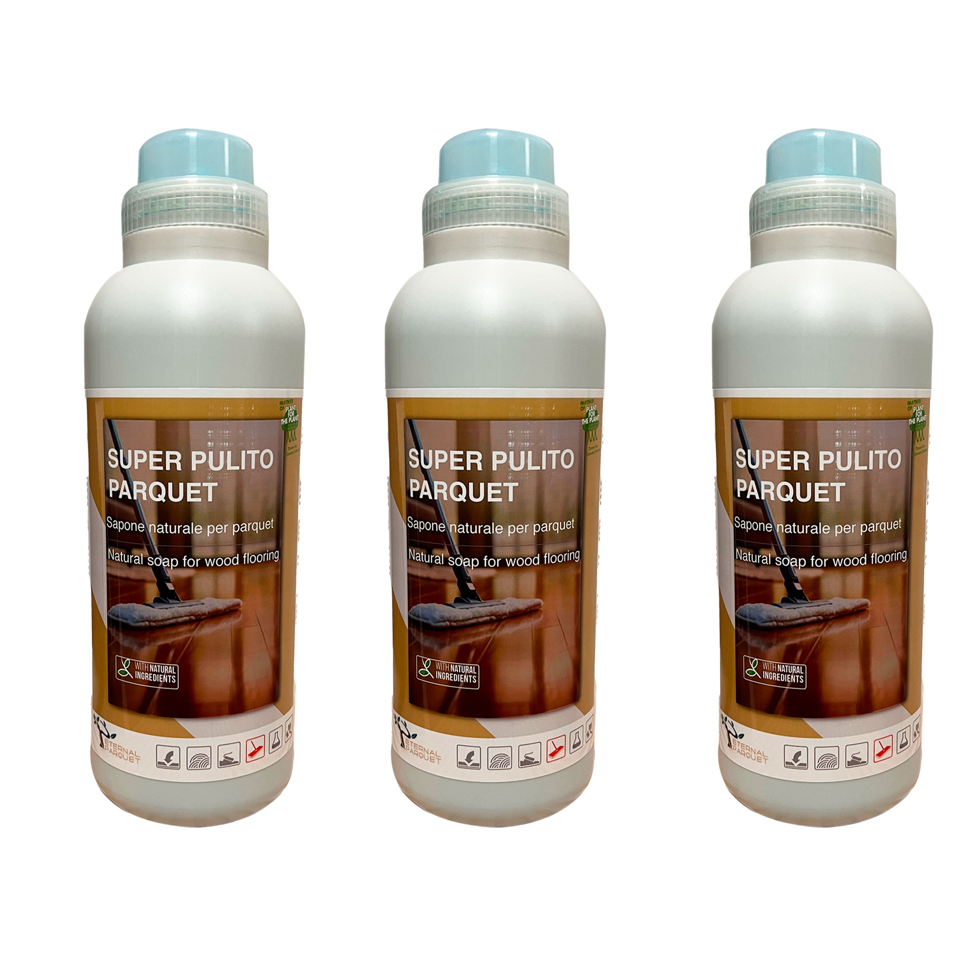 il #n1 - SUPER PULITO PARQUET rivoluzionario detergente NATURALE a PH NEUTRO e protettivi formulato per parquet - Di Eternal Parquet - Eternal Parquet