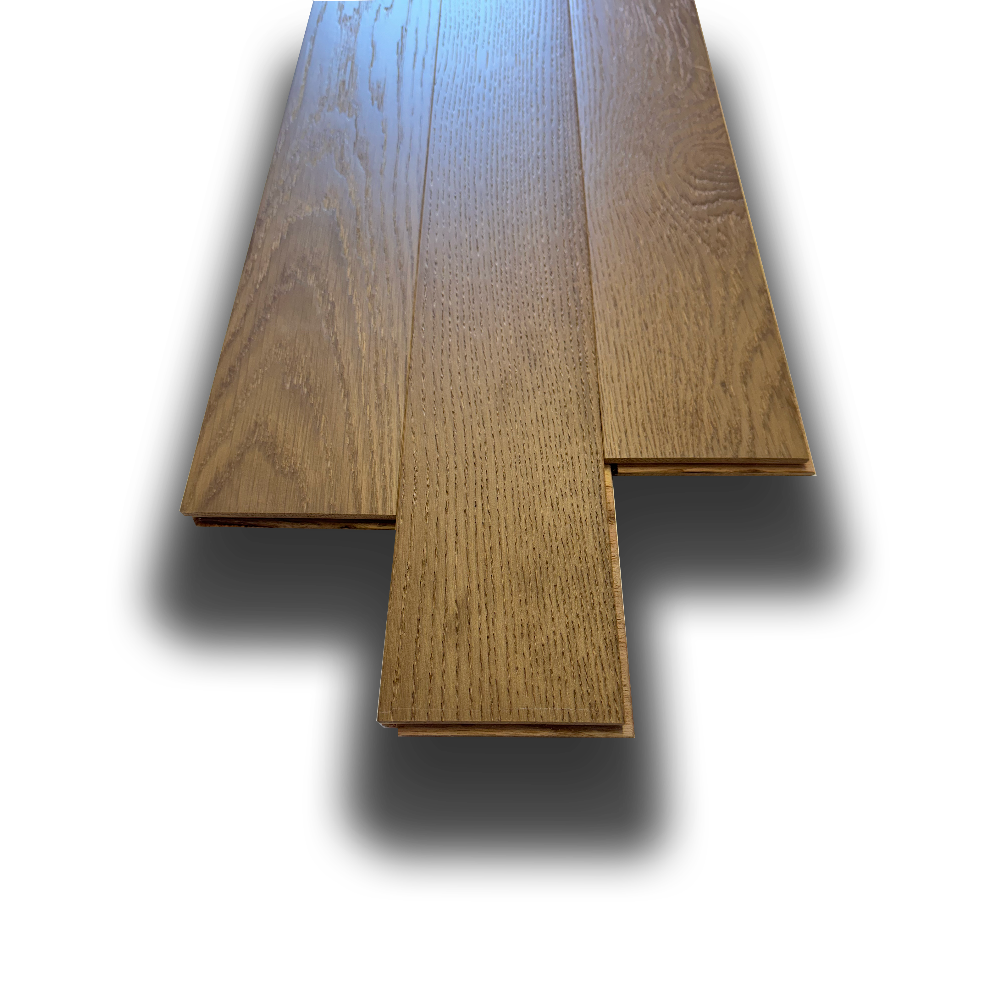 €32,99MQ *MEGA STOCK* Lotto da 183 mq di Listone prefinito ROVERE BRUNO Vern. Spazz. 13x90x400/1200mm (4 nobile) - Eternal Parquet