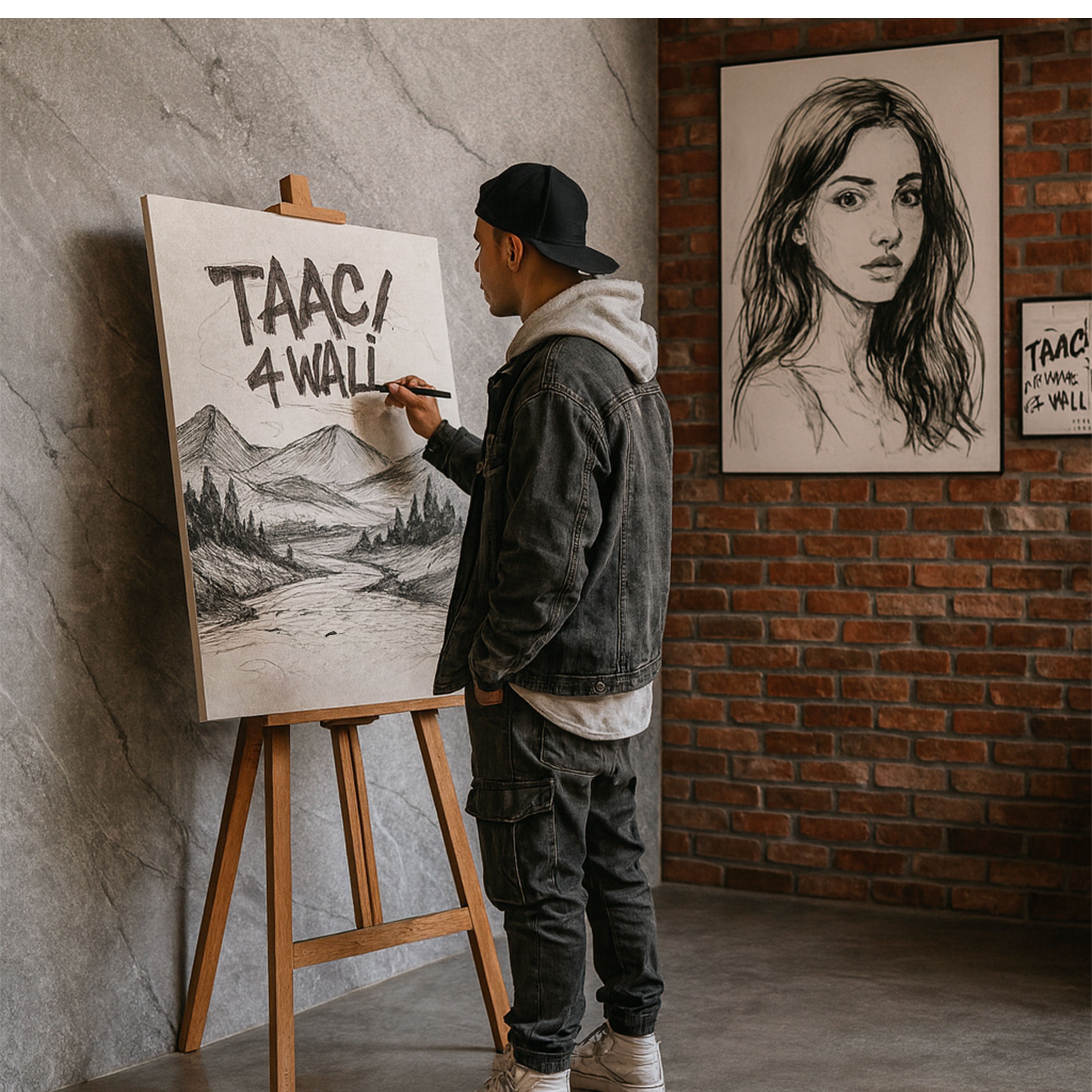 €16,99mq TAAC! 4WALL pacco da 5,76mq (4 pannelli) rivestimento a parete SPC Click 5x600x2400mm LUNA - Eternal Parquet