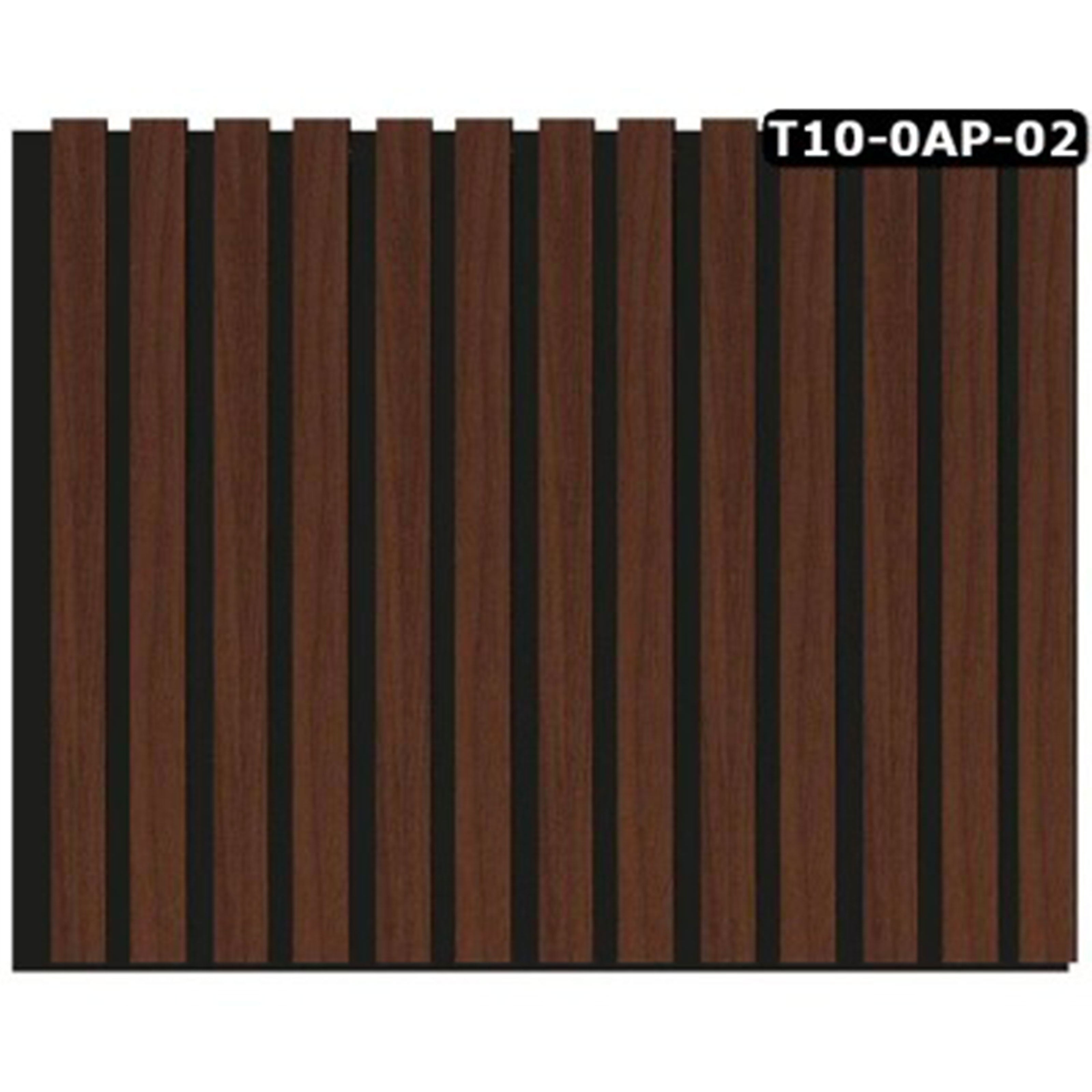 Pannello ACUSTICO Euroacustic Flex (1,65mq) a Lamelli in FIBRA DI LEGNO + feltro mis. 9x600x2750mm varie Texture - Eternal Parquet