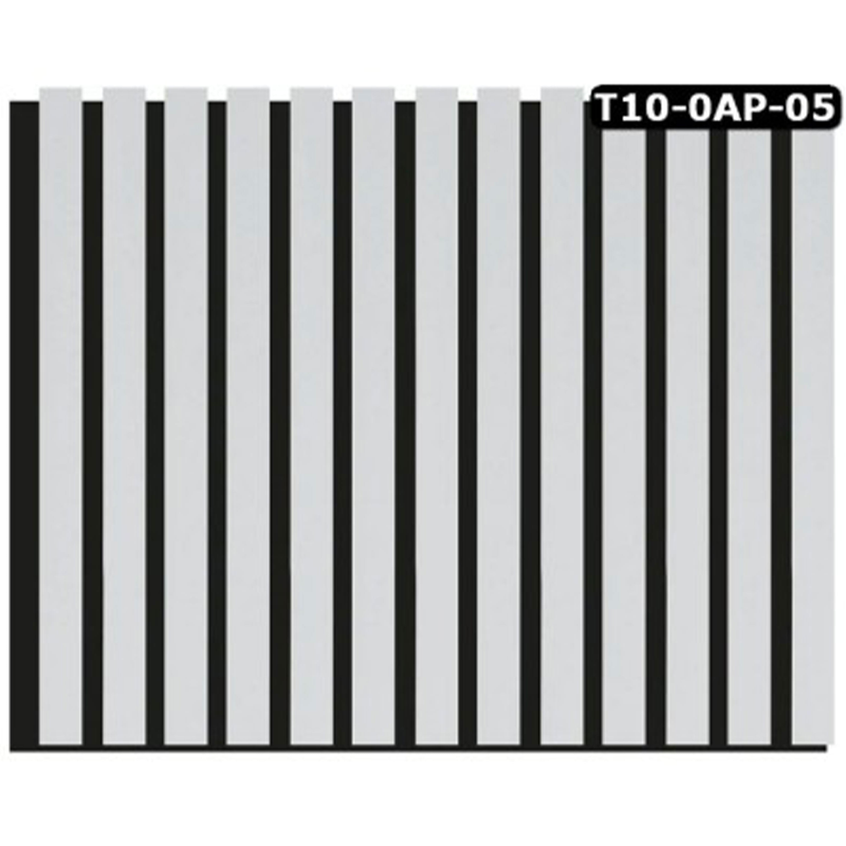 Pannello ACUSTICO Euroacustic Flex (1,65mq) a Lamelli in FIBRA DI LEGNO + feltro mis. 9x600x2750mm varie Texture - Eternal Parquet