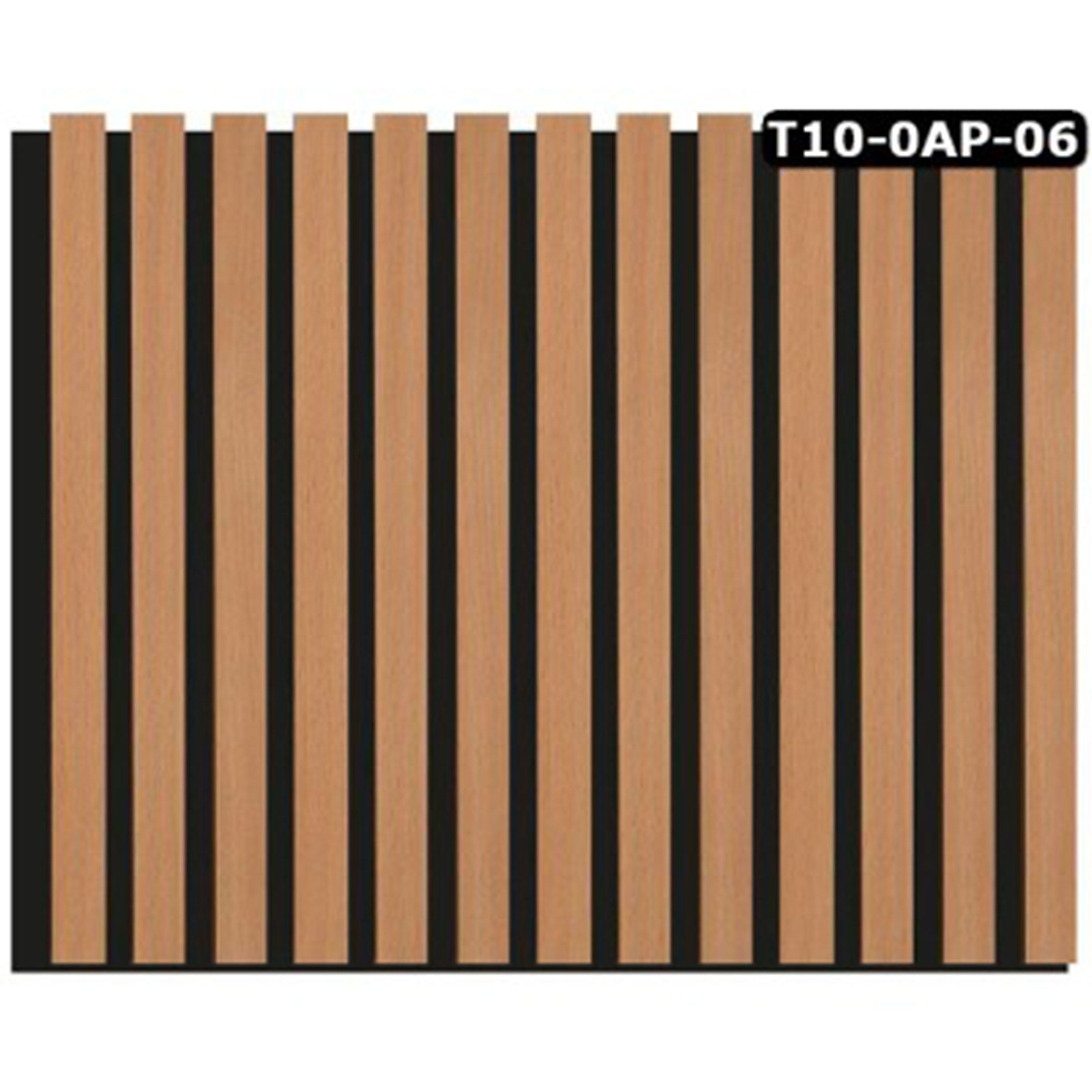 Pannello ACUSTICO Euroacustic Flex (1,65mq) a Lamelli in FIBRA DI LEGNO + feltro mis. 9x600x2750mm varie Texture - Eternal Parquet