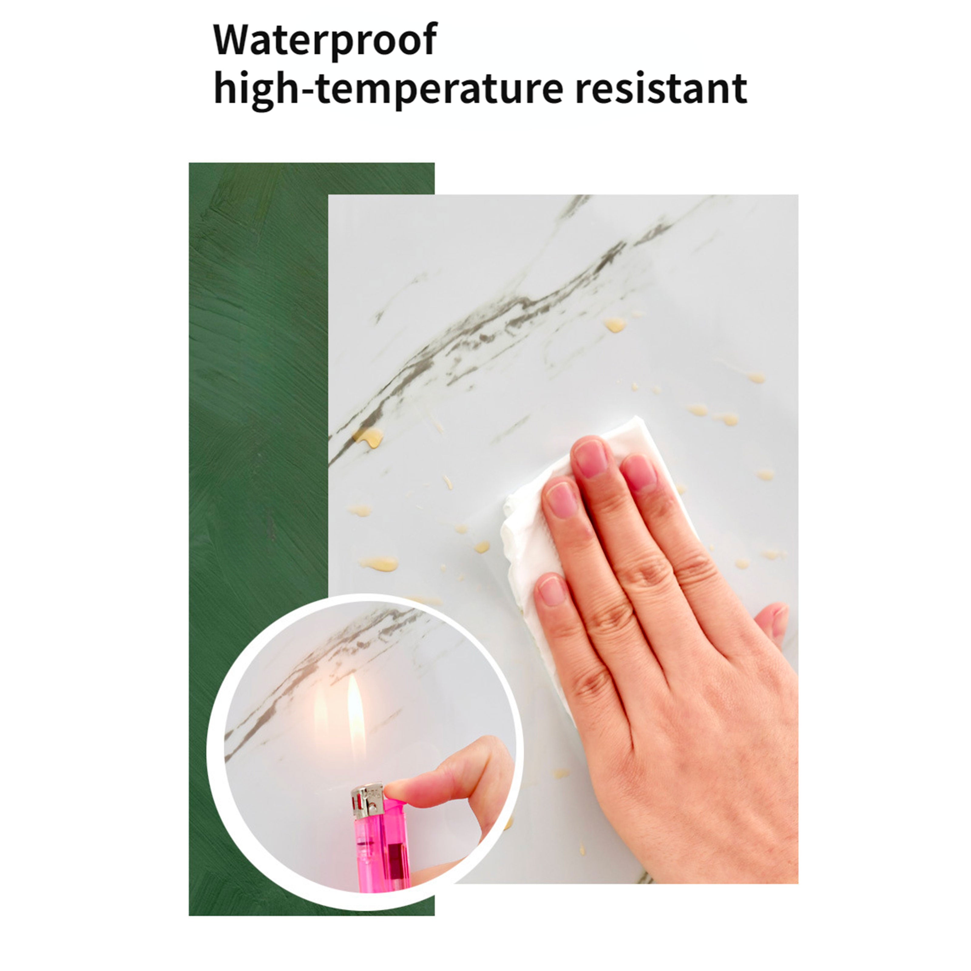 Pannelli in PVC Autoadesivi Effetto Marmo/Granito 60x30xcm Lussuosi, isolanti, idrorepellenti, ignifughi - Eternal Parquet