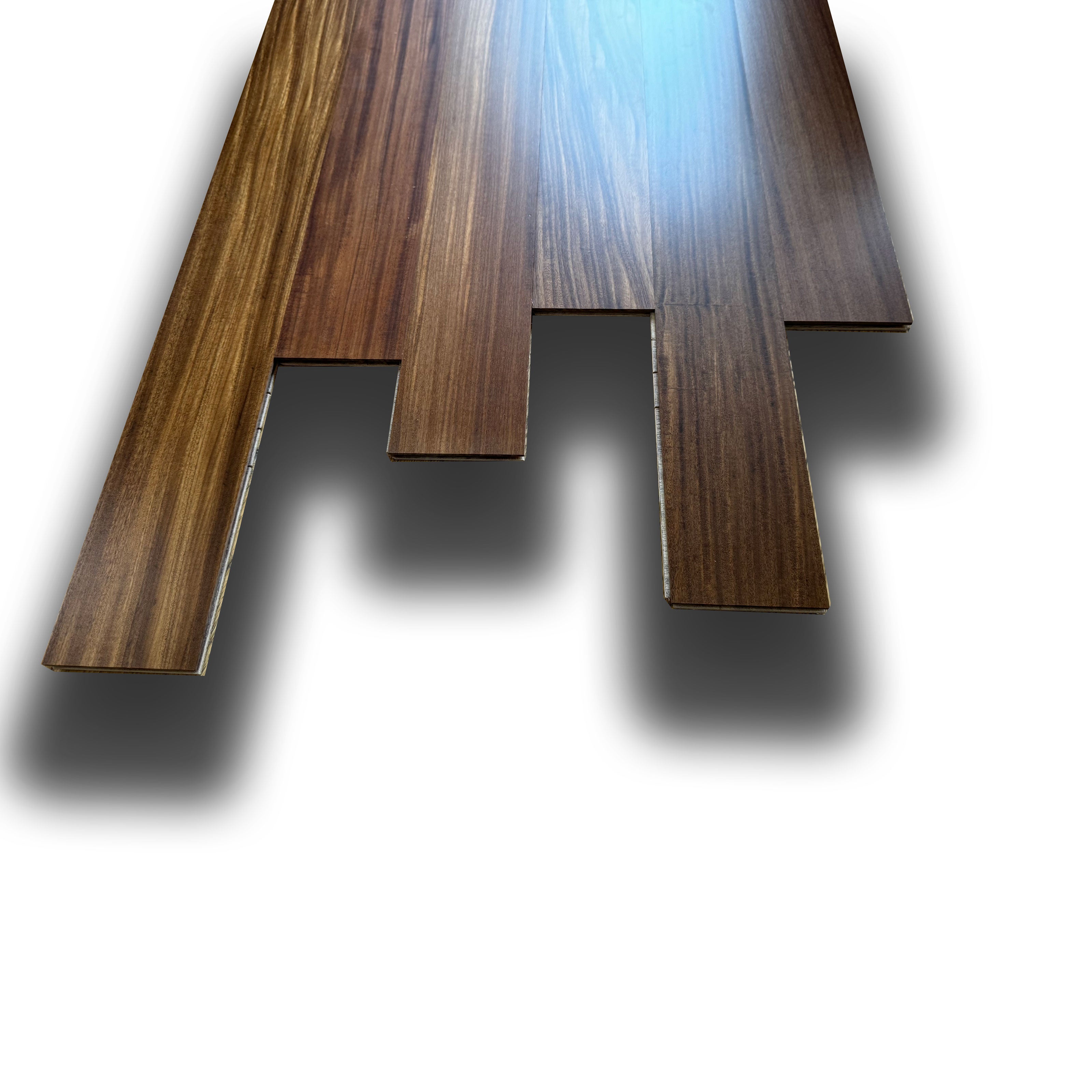 €33,90mq * STOCK GARBELOTTO * Lotto da 104mq di Maxilistone prefinito satinato AFRORMOSIA 10x90x500/1000 - Eternal Parquet