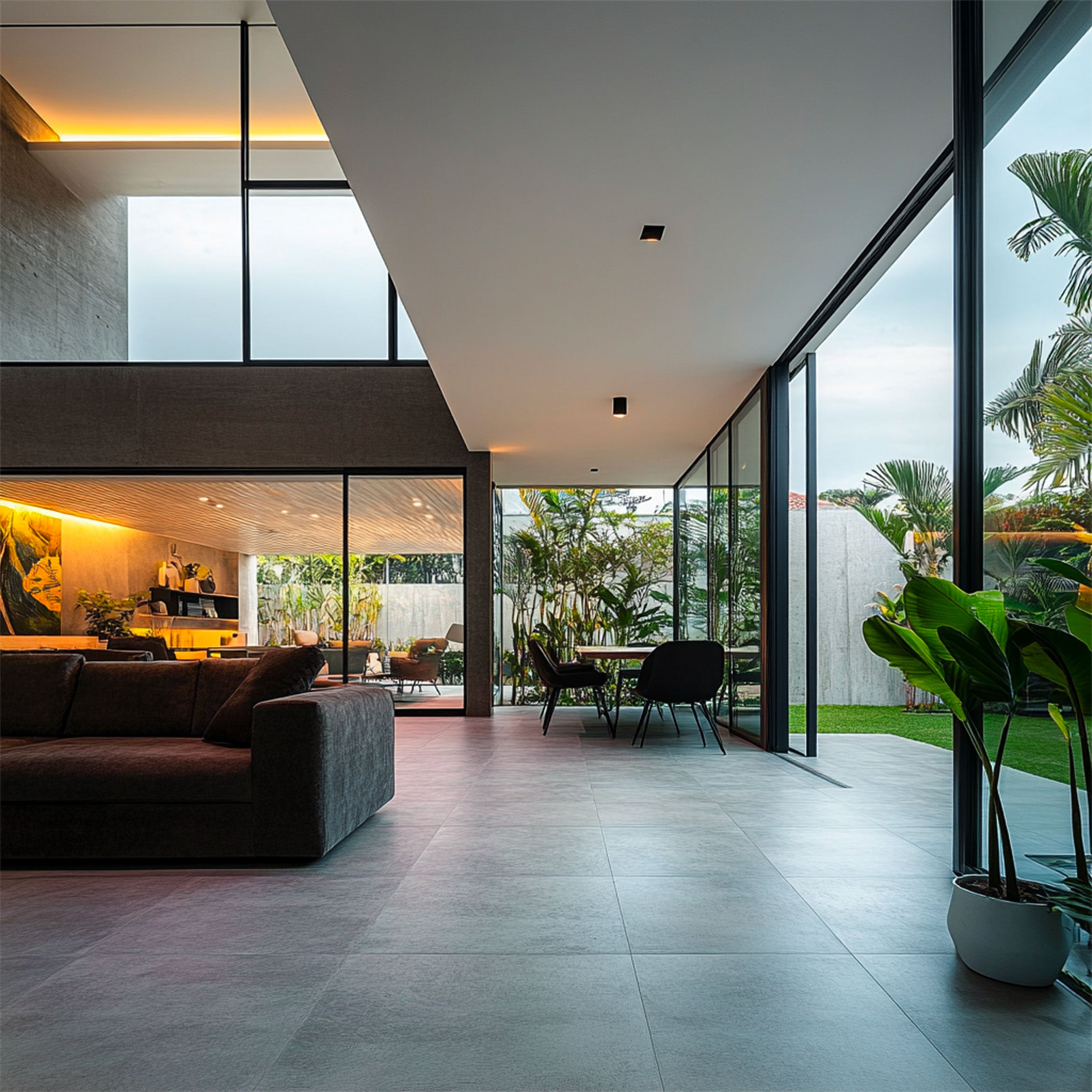 TAAC! il Pavimento SPC in Polvere di Pietra Fast-click 5mm (sp.4+1) eff. Cemento 610X305mm mod. ALPHA CENTAURI - Eternal Parquet