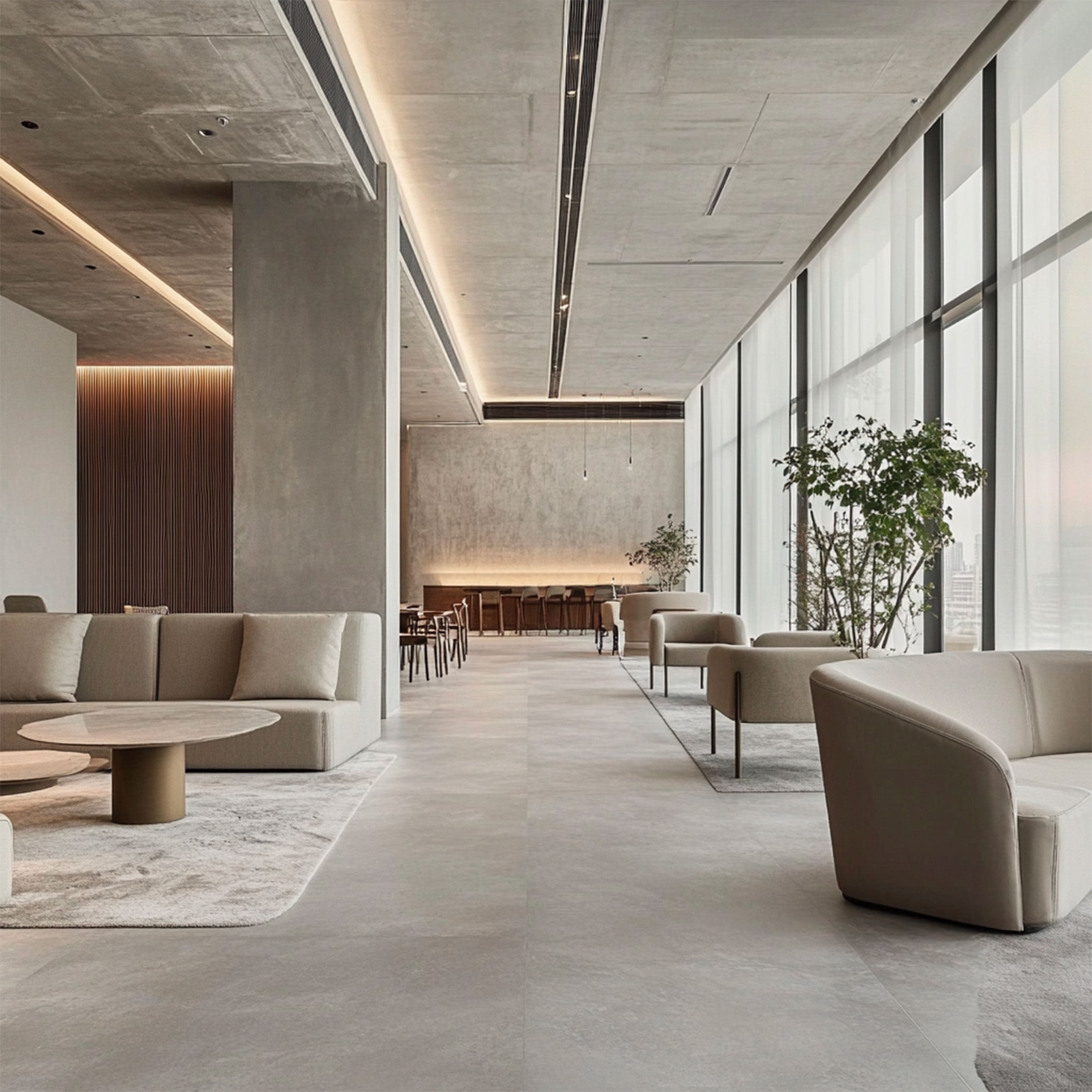 TAAC! il Pavimento SPC in Polvere di Pietra Fast-click 5mm (sp.4+1) eff. Cemento 610X305mm mod. ALTAIR - Eternal Parquet