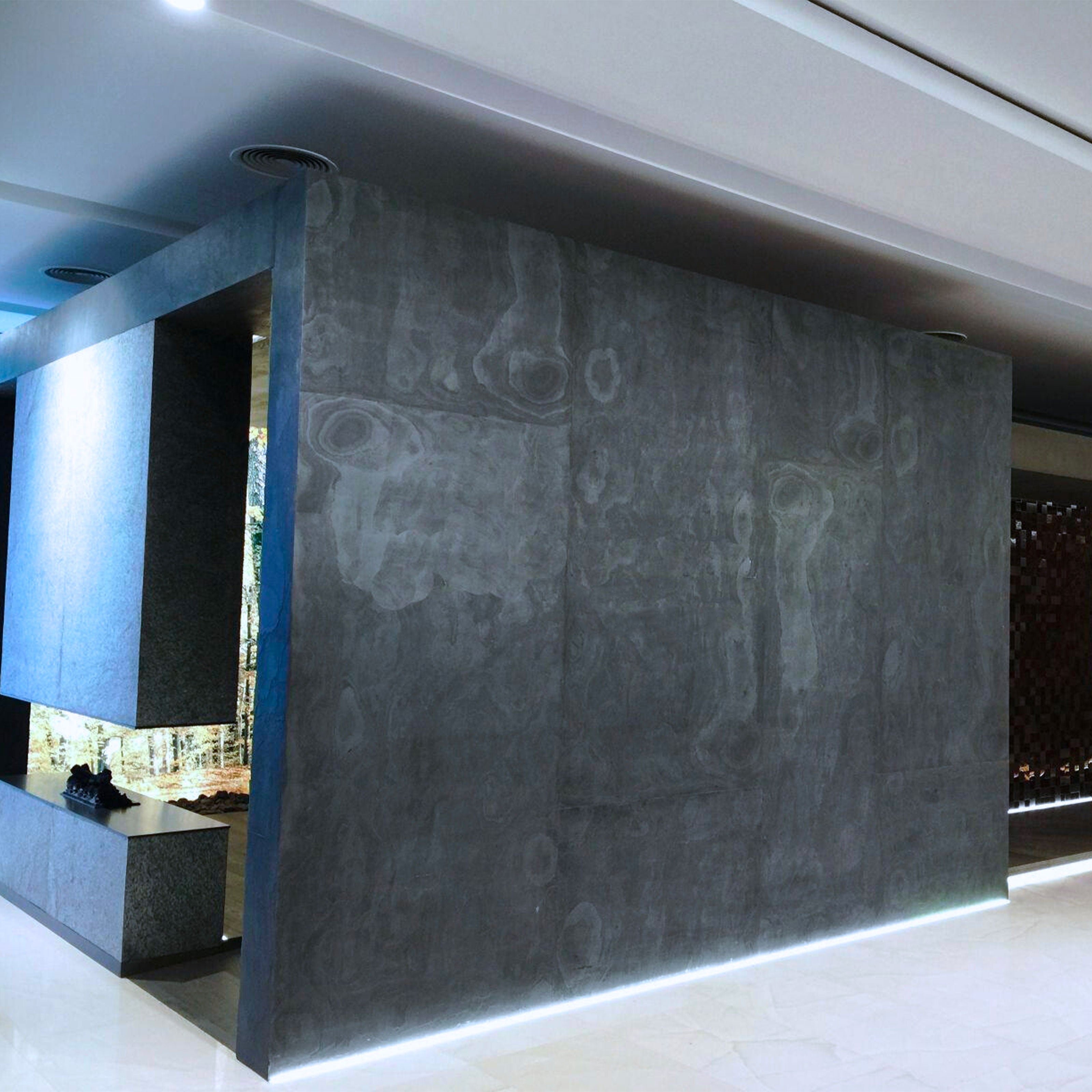 pannello rivoluzionario di Rivestimento interno-esterno in VERA PIETRA flessibile 280x122x0,3cm ARDESIA AMARO Eternal Parquet