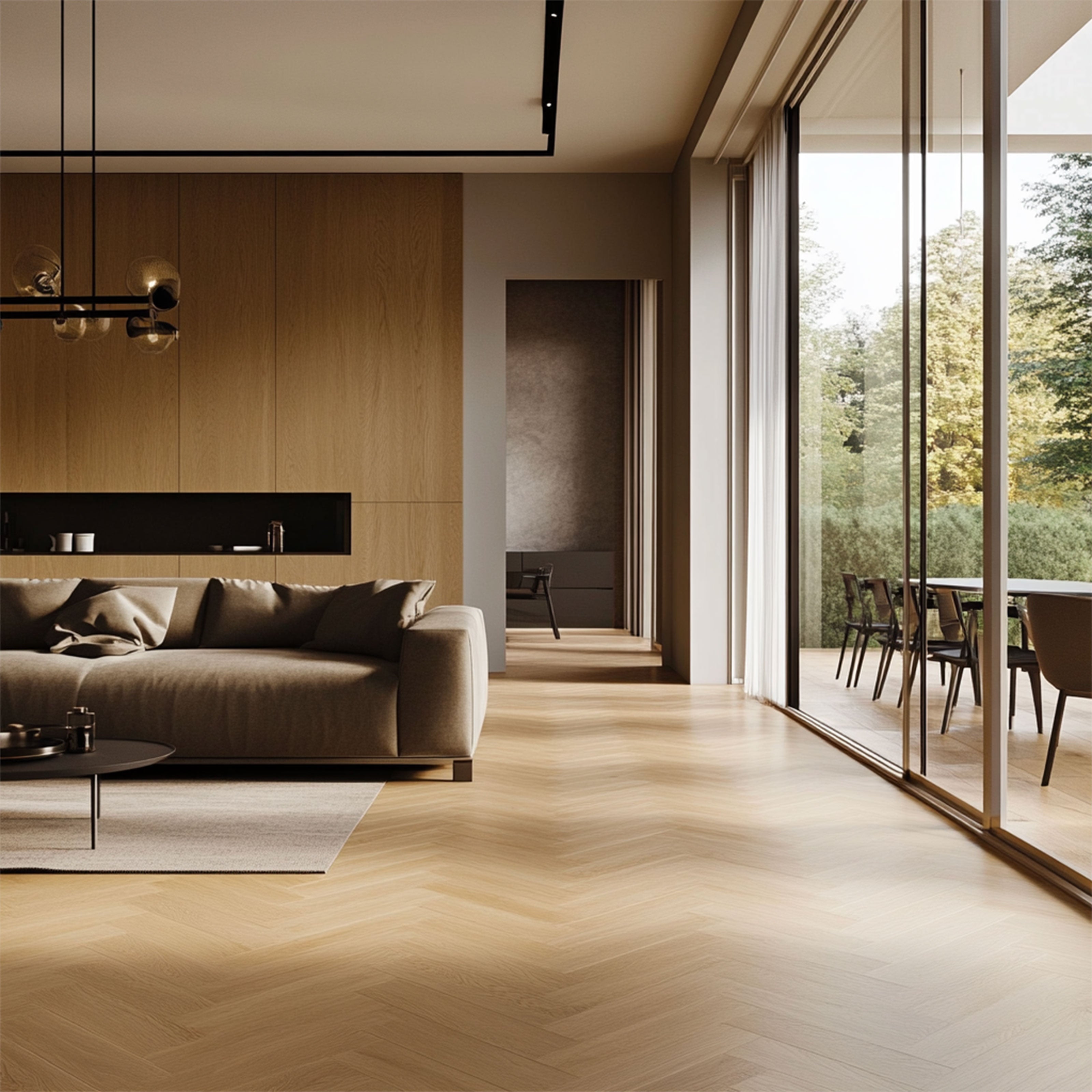 TAAC! il Pavimento a SPINA SPC in Polvere di Pietra Fast-click 5mm (sp.4+1) 750x150mm mod. ARCTURUS - Eternal Parquet