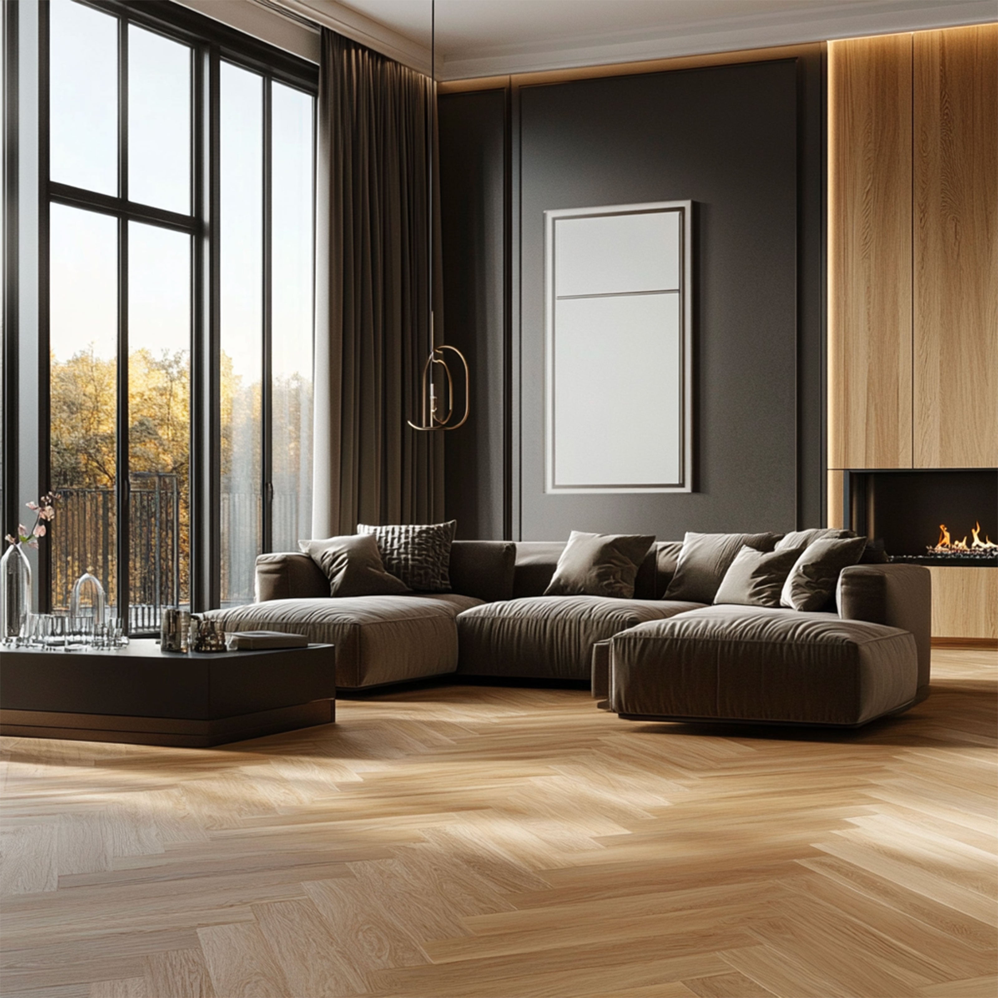 TAAC! il Pavimento a SPINA SPC in Polvere di Pietra Fast-click 5mm (sp.4+1) 750x150mm mod. ARCTURUS - Eternal Parquet