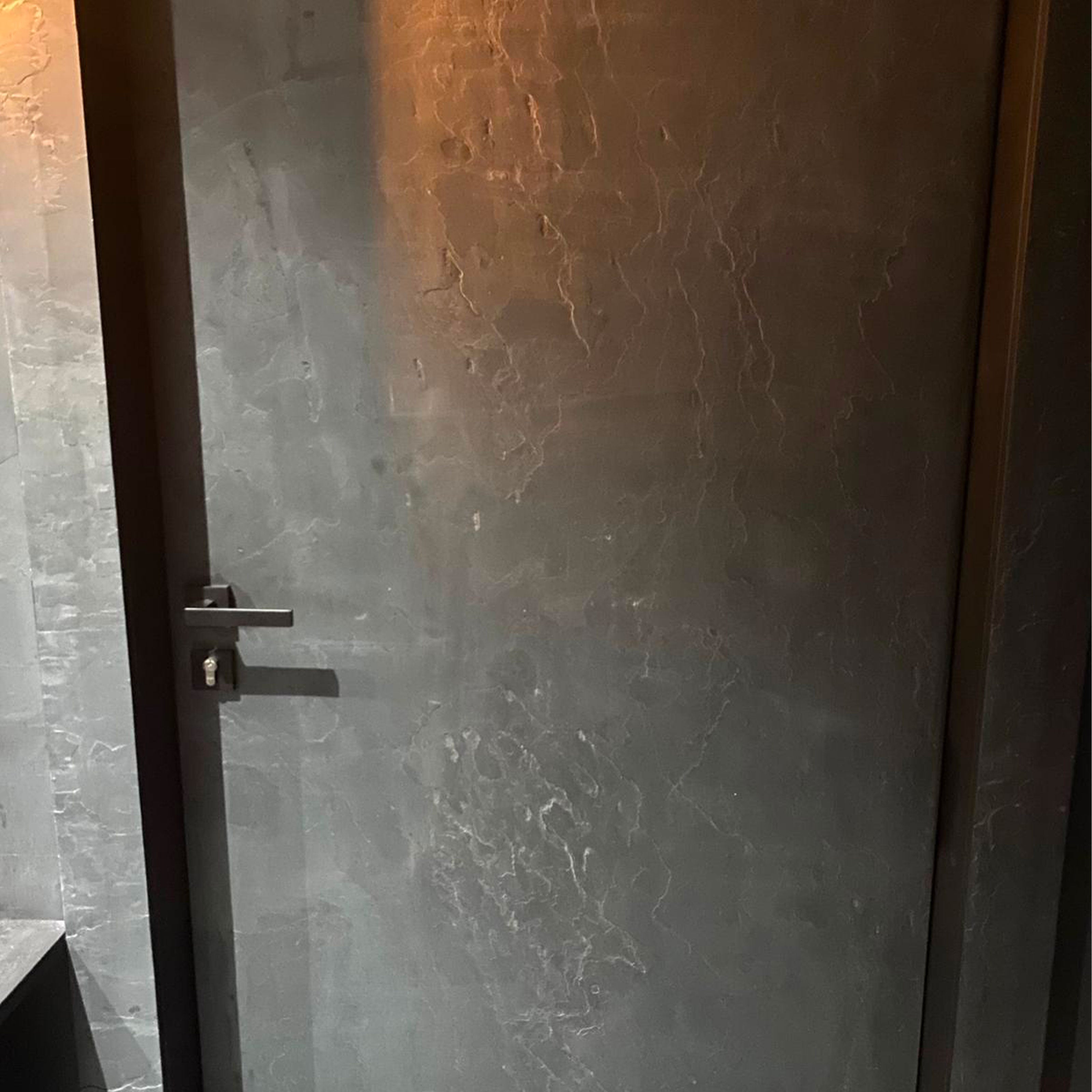 pannello rivoluzionario di Rivestimento interno-esterno in VERA PIETRA flessibile 61x122x0,3cm ARDESIA AMARO - Eternal Parquet