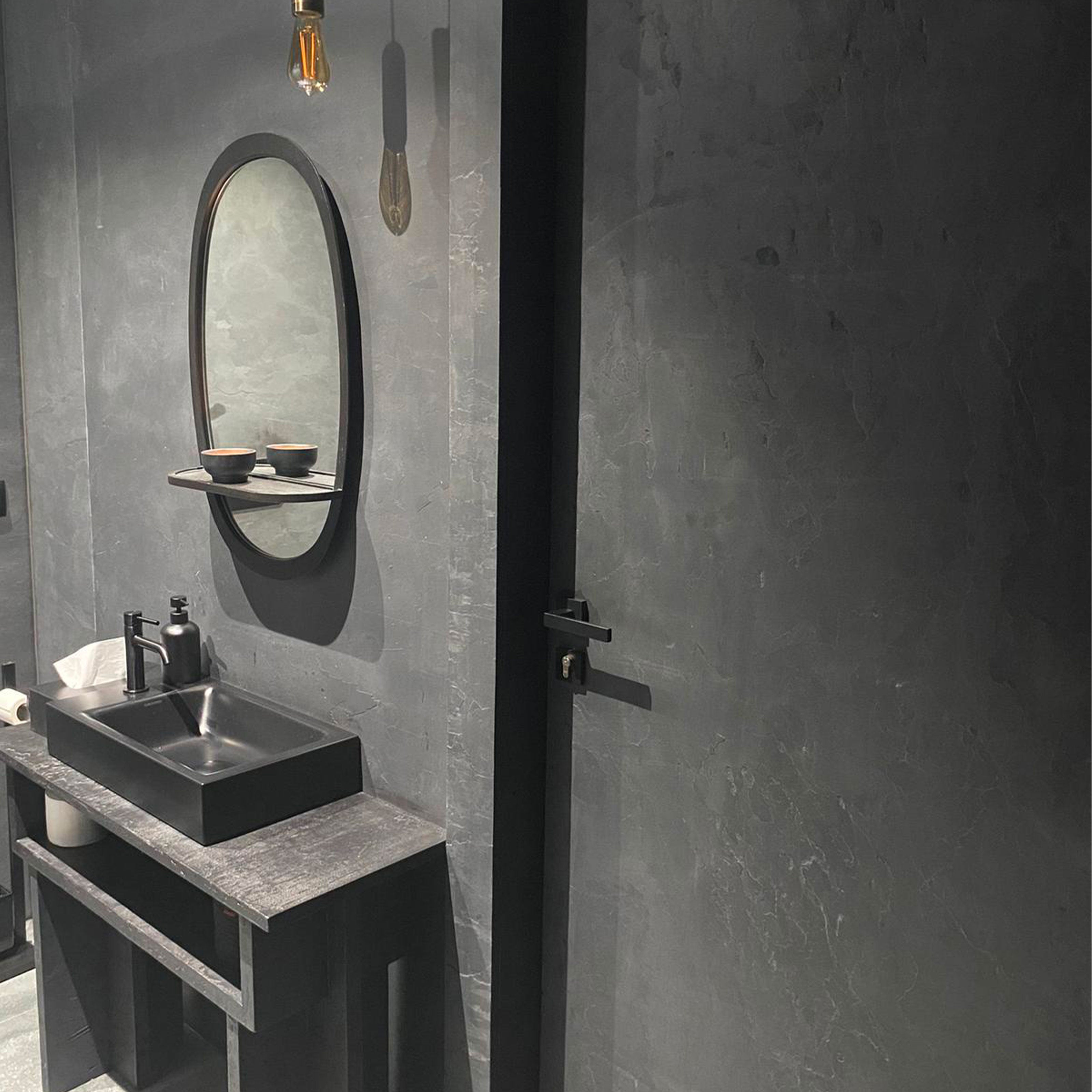 pannello rivoluzionario di Rivestimento interno-esterno in VERA PIETRA flessibile 61x122x0,3cm ARDESIA AMARO - Eternal Parquet