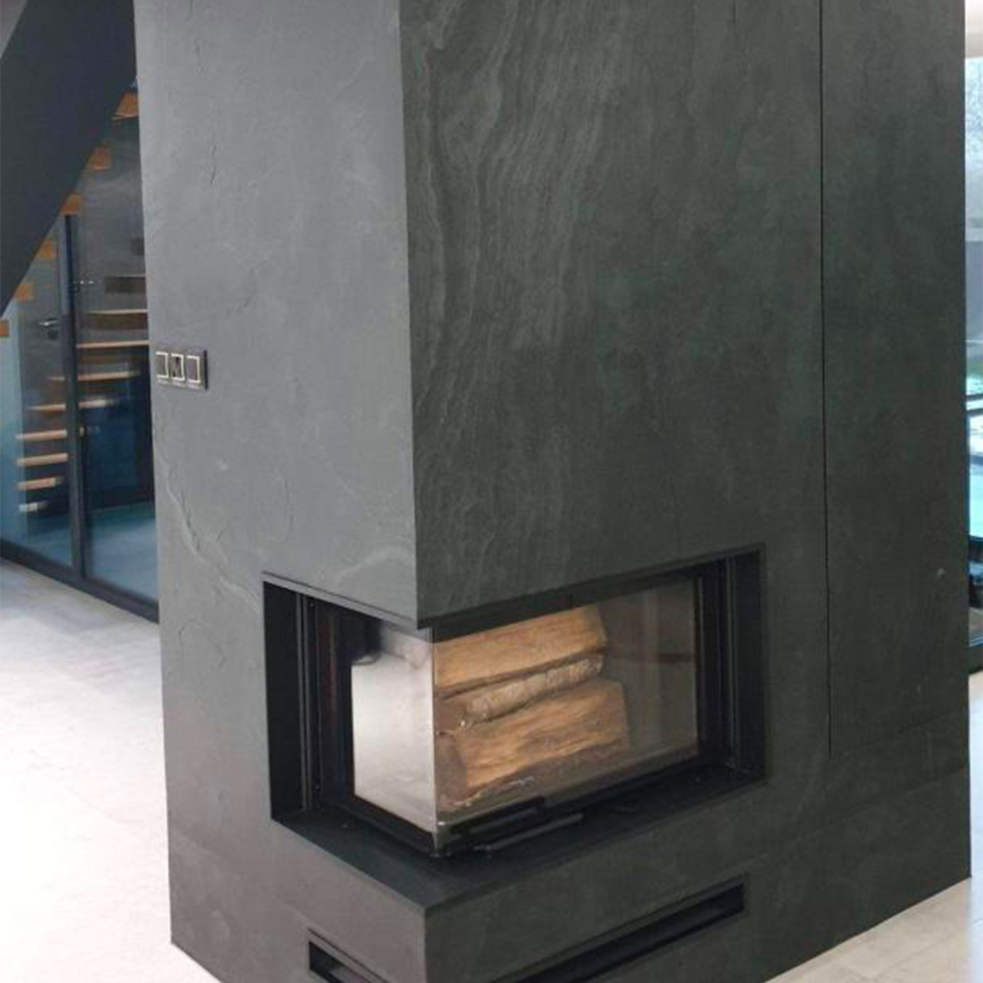 pannello rivoluzionario di Rivestimento interno-esterno in VERA PIETRA flessibile 61x122x0,3cm ARDESIA AMARO - Eternal Parquet