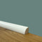 Profilo Basolino PREMIUM in legno MASSELLO Tondo 1,5x1,5cm laccato bianco (prezzo al metro) - Eternal Parquet