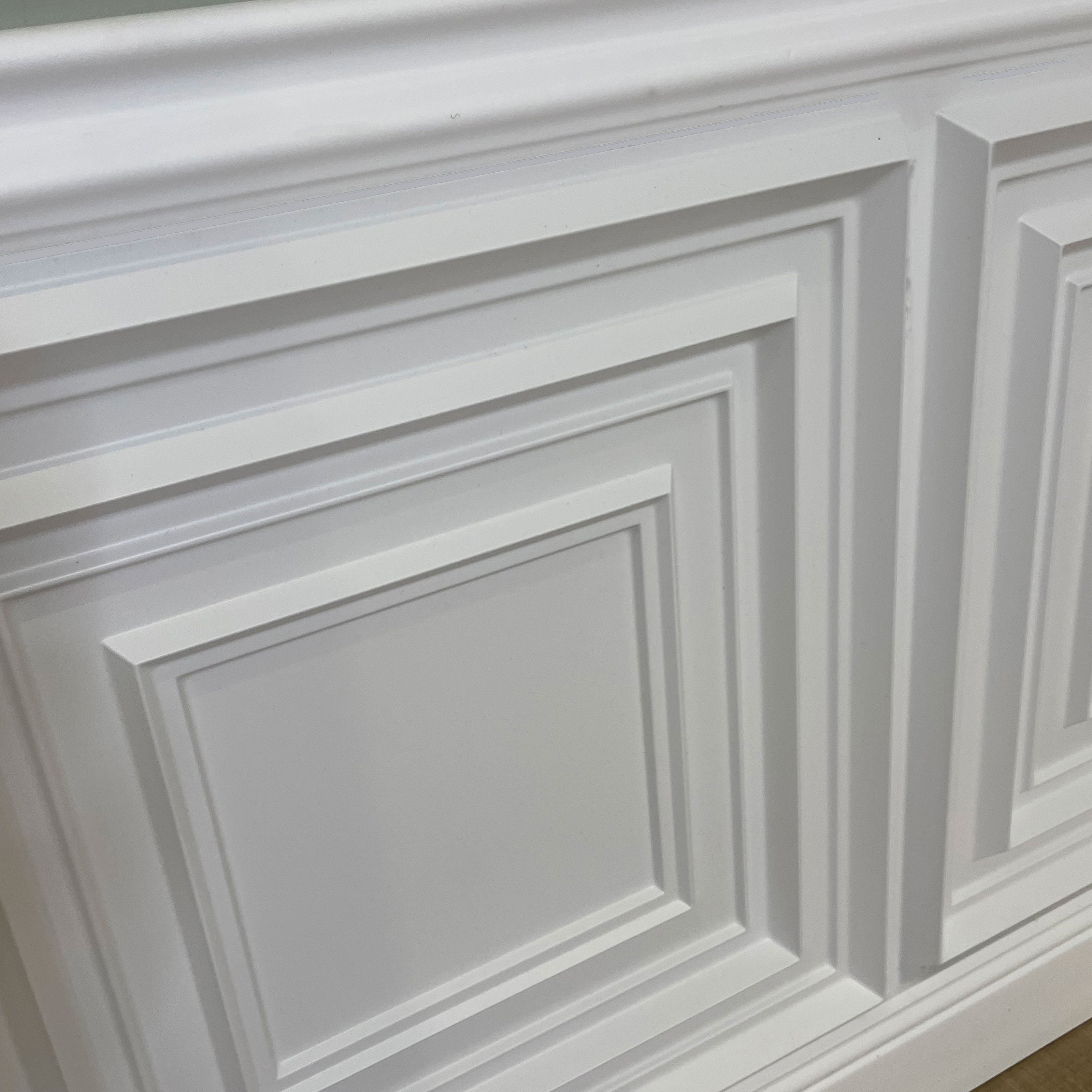 €4,99 Bugna per Boiserie a parete, rivestimento a soffitto e porte in PVC 3D 50X50cm Eternal Parquet