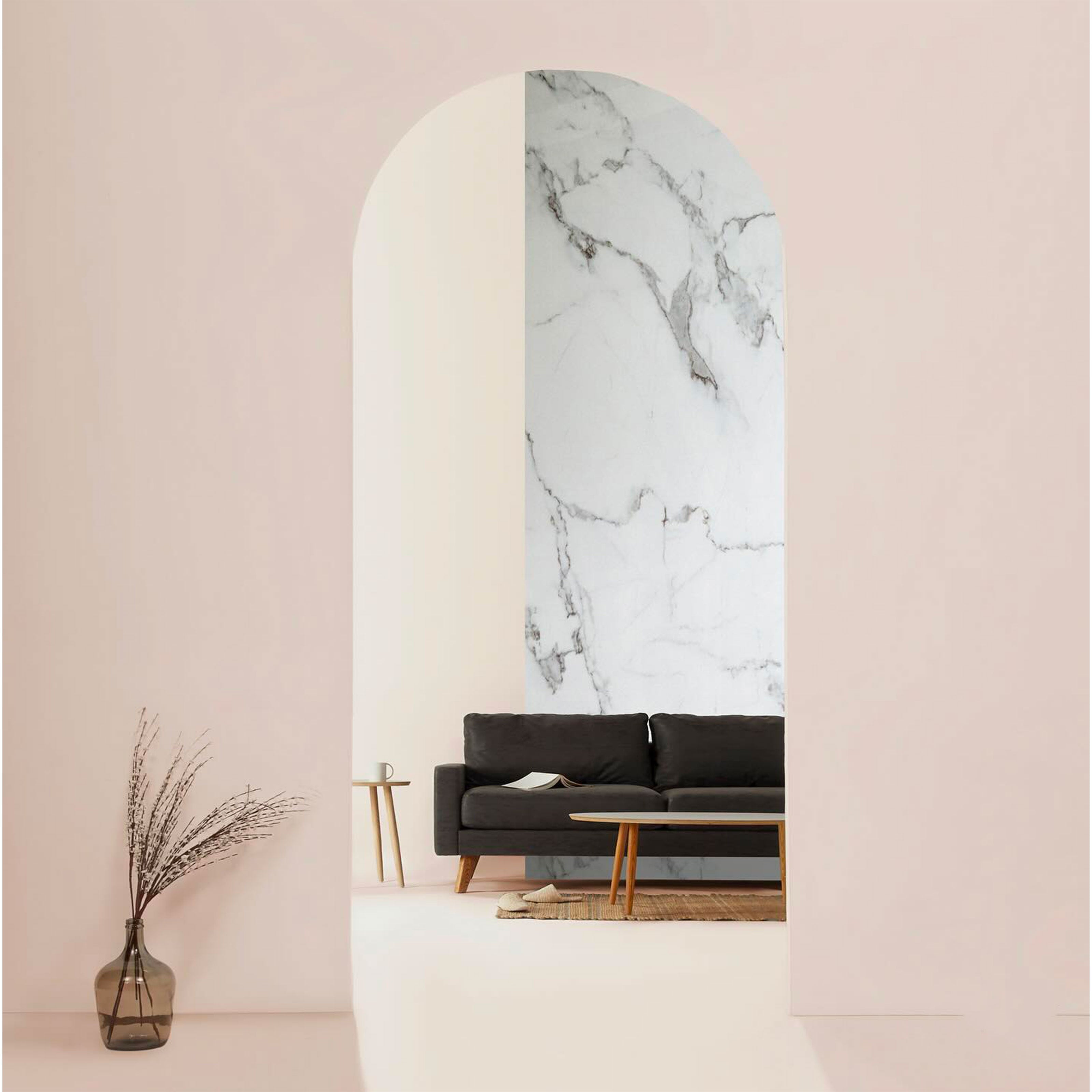 Pacco da n.4pz (2,9mq) Pannelli rivestimento in Polimeri Ultrarealistico effetto Marmo lucido 1220x600x4mm mod.CAPRI - Eternal Parquet