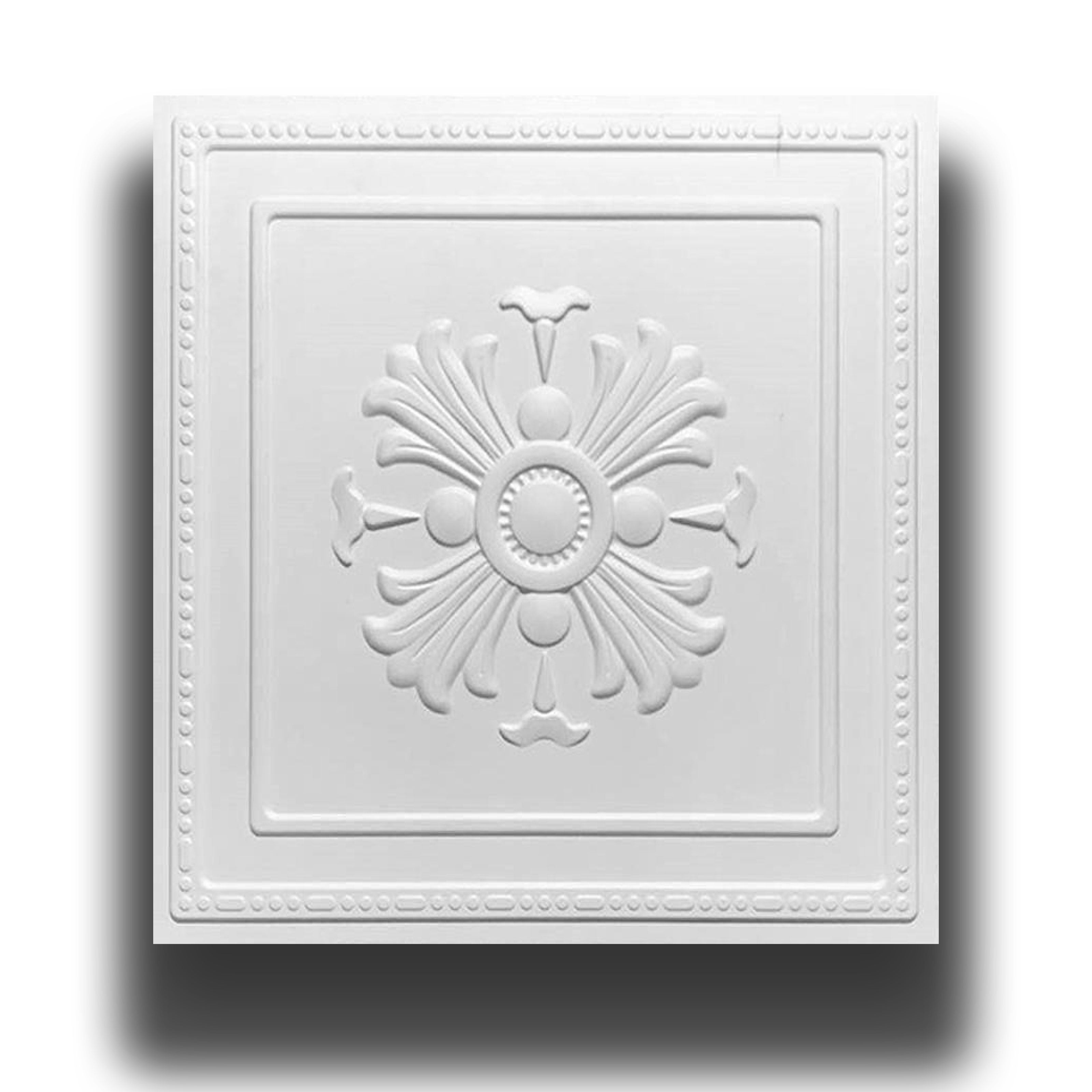 €3,49 pannello per boiserie a parete, rivestimento cassonato a soffitto e porte in PVC 3D 50X50cm mod. VENICE - Eternal Parquet