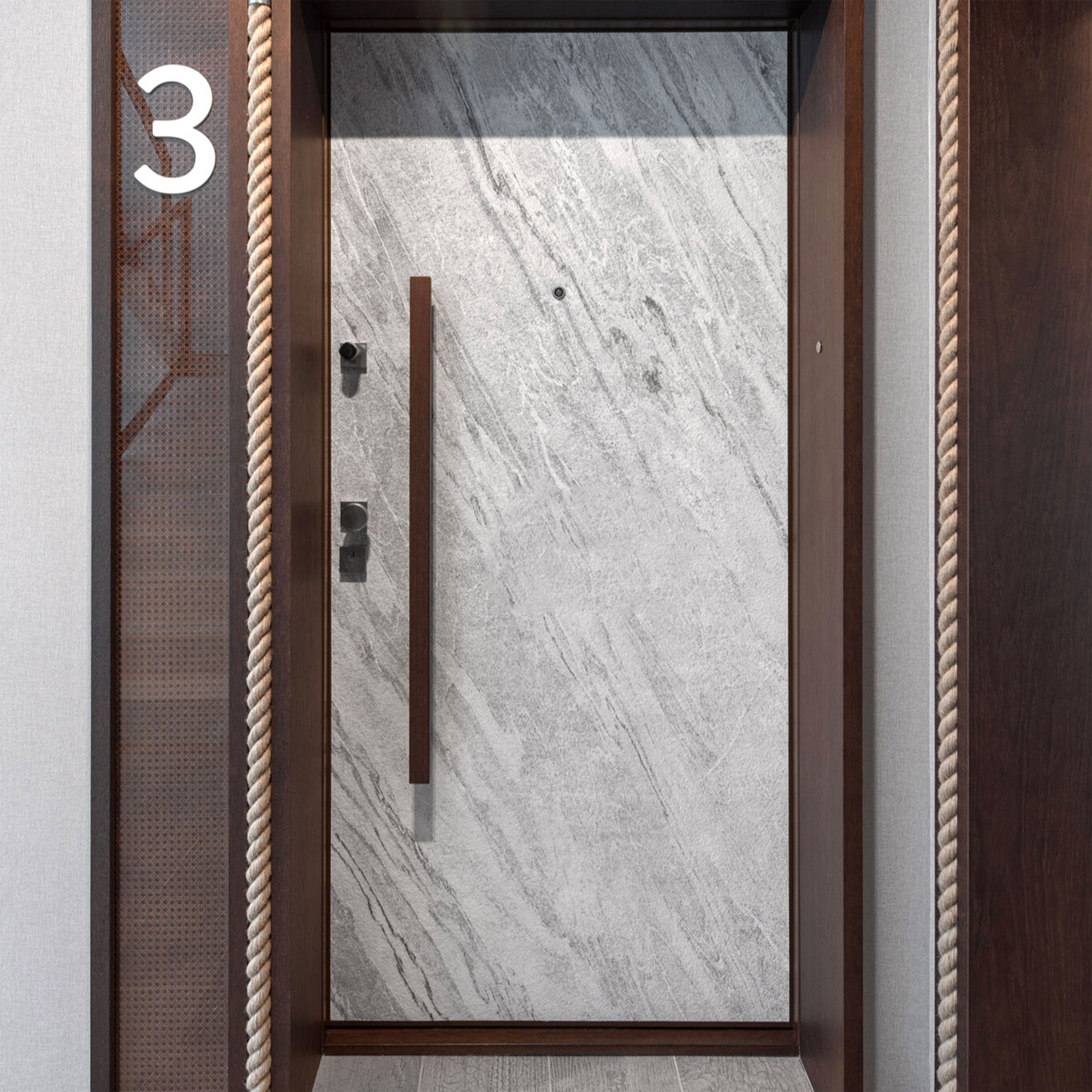 pannello rivoluzionario di Rivestimento interno-esterno in VERA PIETRA flessibile 280x122x0,3cm CILIAN Eternal Parquet